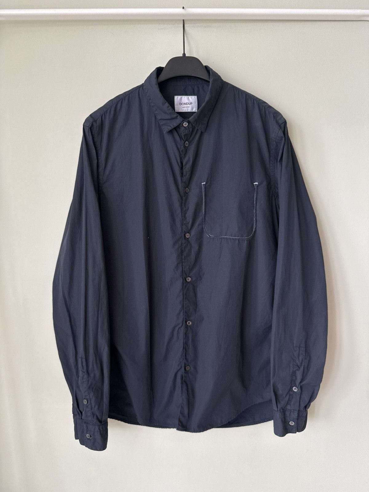 Dondup Dondup pocket long sleeve archive shirt dark navy Size US L / EU 52-54 / 3 - 1 Thumbnail