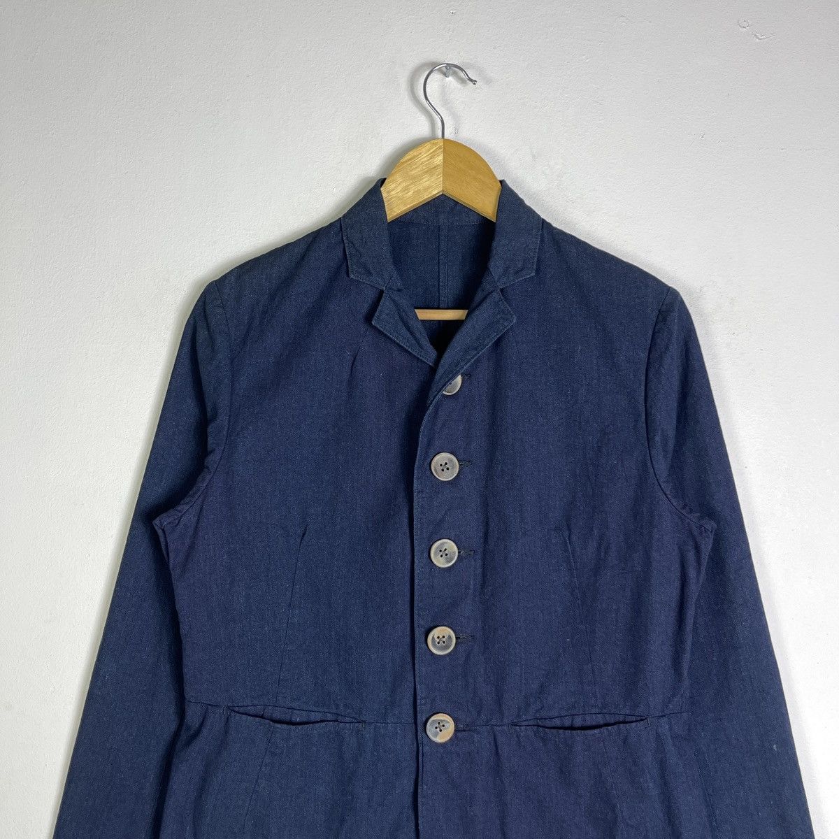 45rpm 45rpm Indigo Chore Jacket — French × Japanese Fusion Size US M / EU 48-50 / 2 - 4 Thumbnail