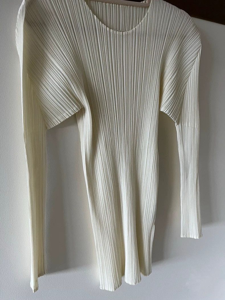 Issey Miyake issey miyake size:3 White long sleeves 2506-Nextarrow Size XXS / US 00 / IT 34 - 4 Thumbnail