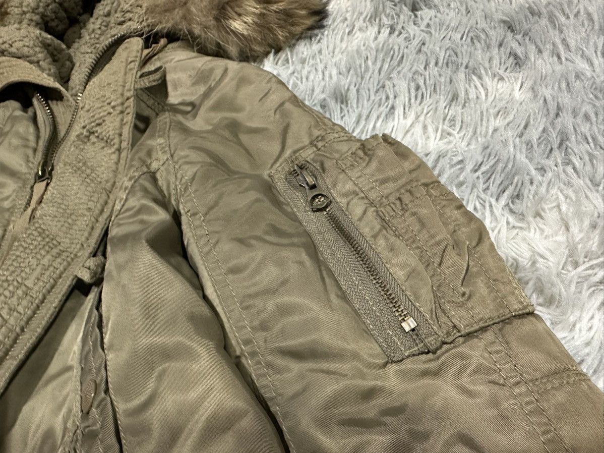 GOA 🔥Y2K Archived Goa Raccoon Fur Parka Military Jacket Vkei Size US L / EU 52-54 / 3 - 11 Thumbnail