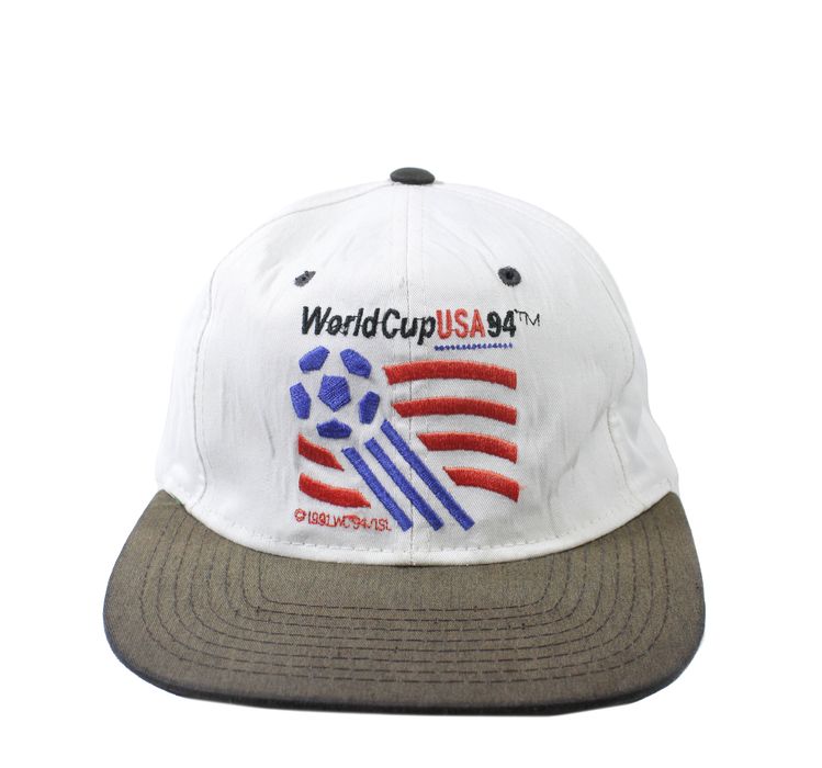 Vintage Usa 1994 World Cup Logo Cap Grailed