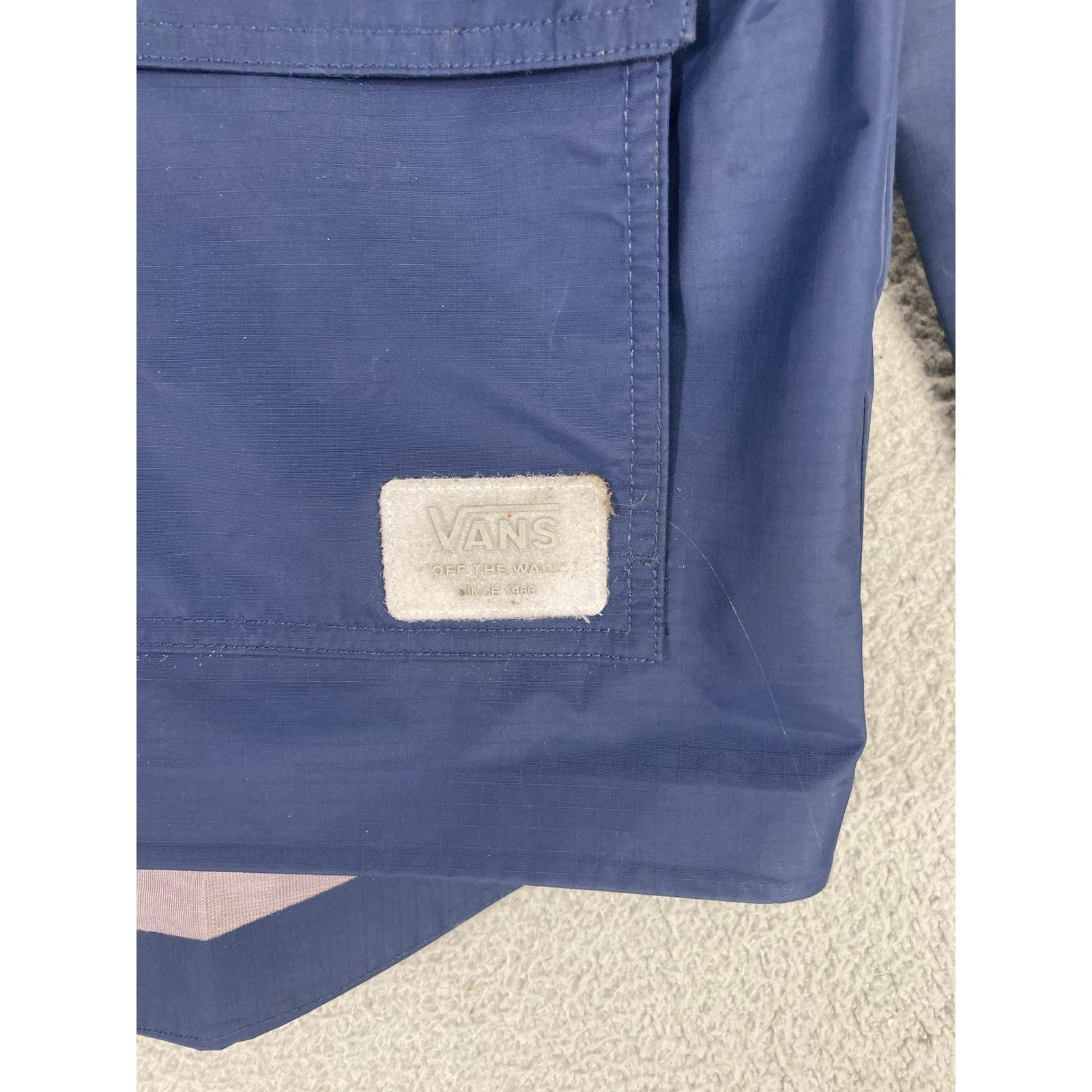 Vans Vans Men's Medium Navy Blue Hooded Windbreaker Jacket Size US M / EU 48-50 / 2 - 5 Thumbnail