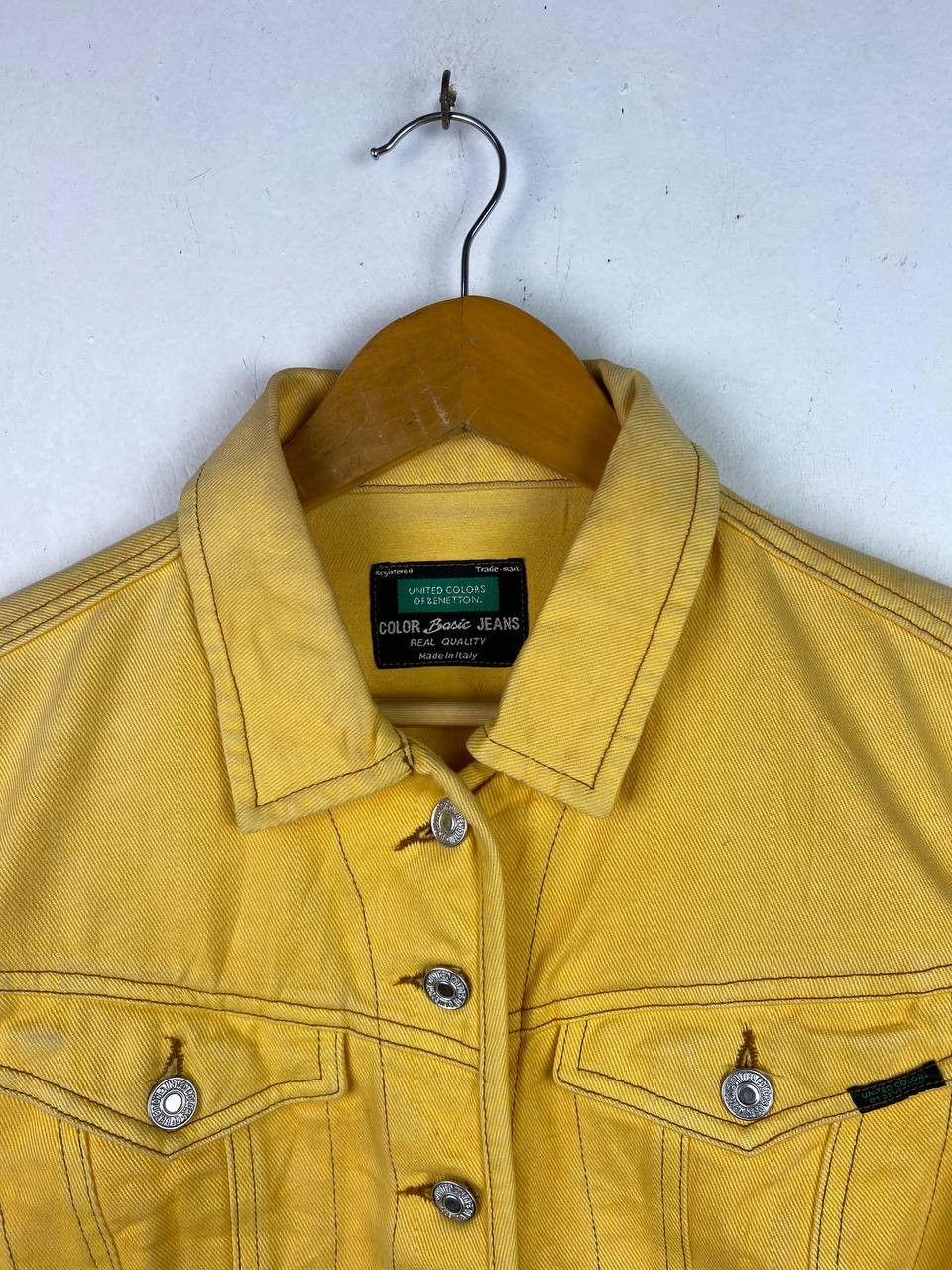 United Colors Of Benetton united colors of benetton denim jacket made in italy Size US M / EU 48-50 / 2 - 2 Thumbnail