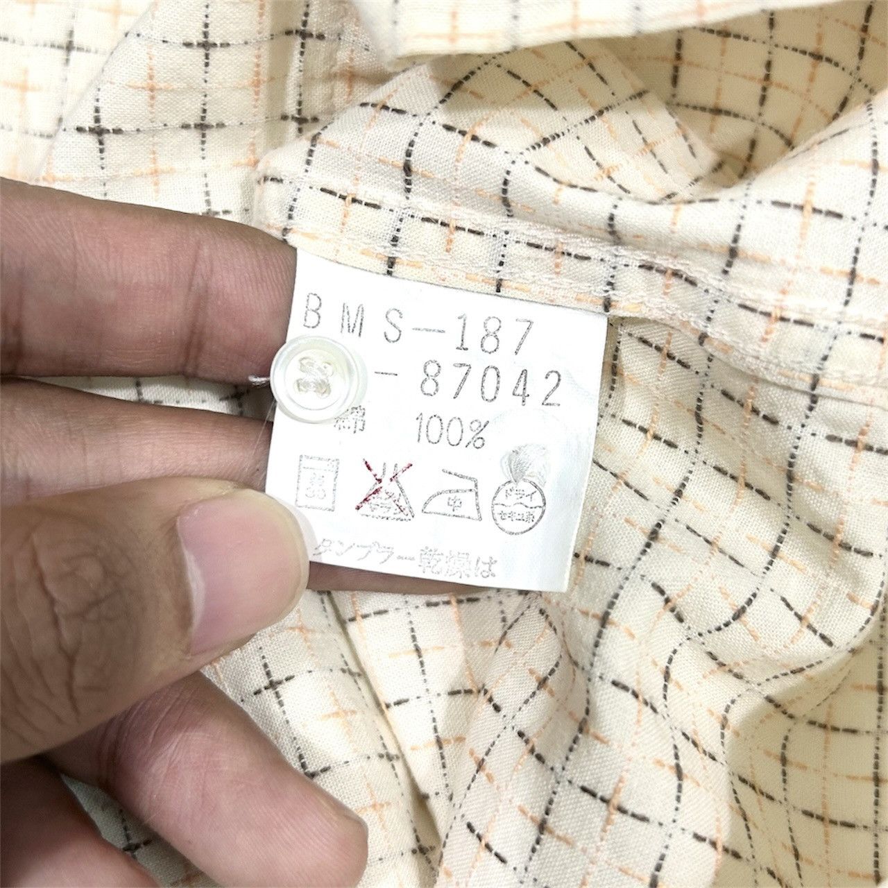 Beams Japan Beams Japan Checkered Star Button Up Longsleeves Shirt Size US M / EU 48-50 / 2 - 7 Thumbnail