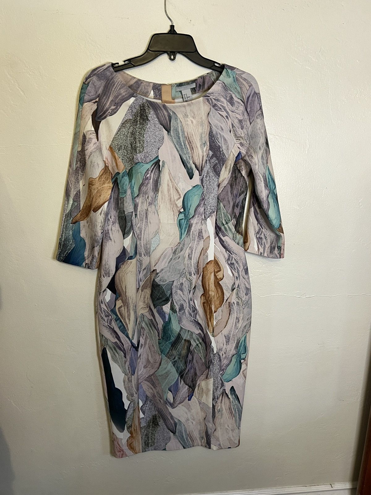 H&M Marble ALine Dress Size M / US 6-8 / IT 42-44 - 2 Thumbnail