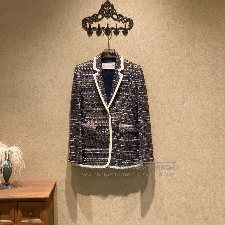 Valentino Valentino Skirt of a wicker-spiked tweed braided coat Size XS / US 0-2 / IT 36-38 - 3 Thumbnail