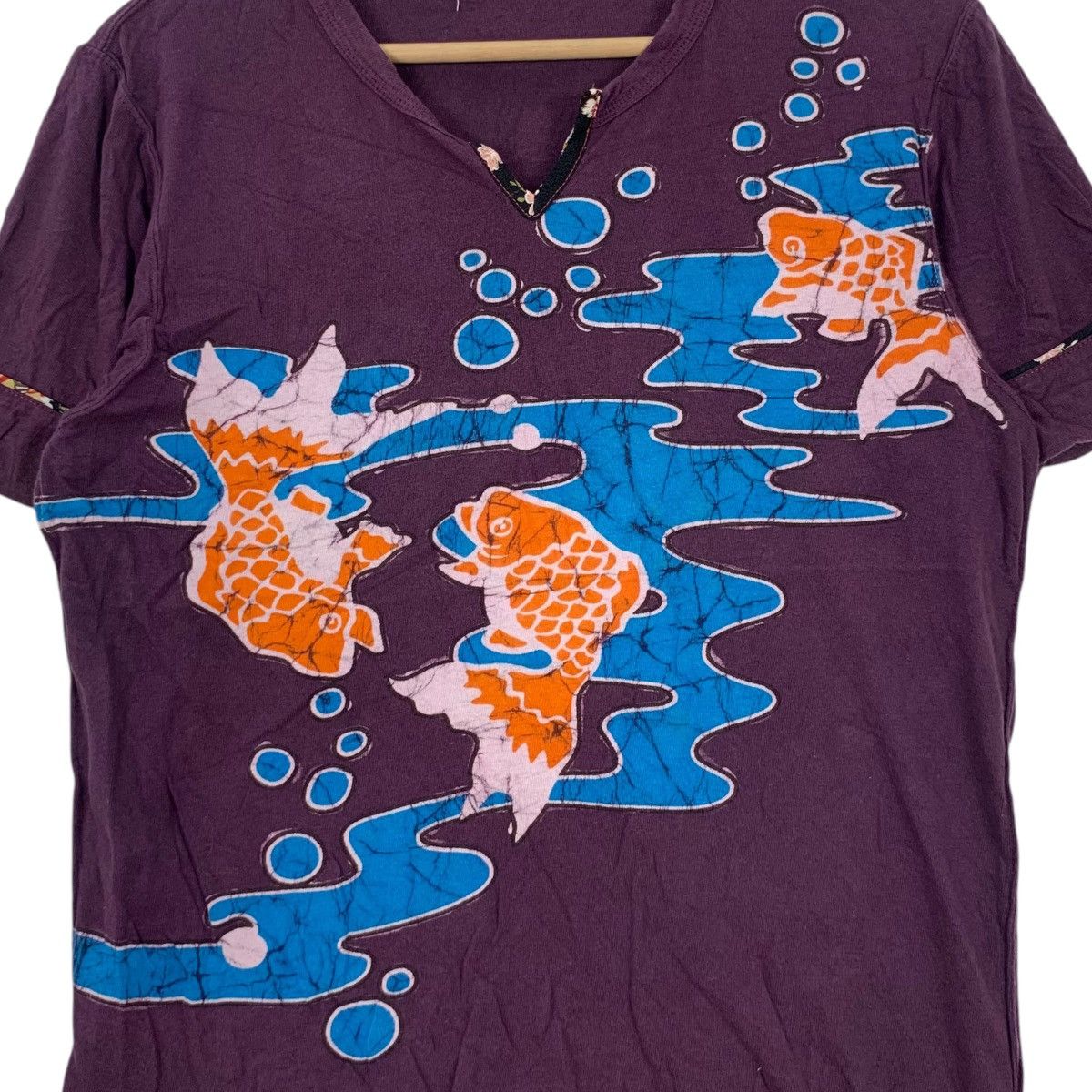 Vintage ETERNAL JAPAN CONCEPT Collection Gold Fish Tee Shirt Size S / US 4 / IT 40 - 3 Thumbnail