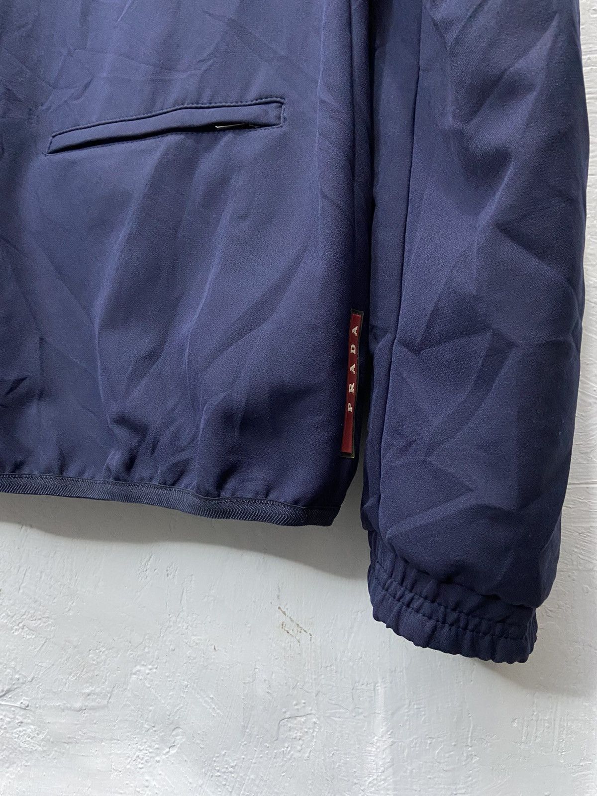 Prada Prada Linea Rossa Full Zip Hoodie Cotton Nylon Size US L / EU 52-54 / 3 - 16 Thumbnail