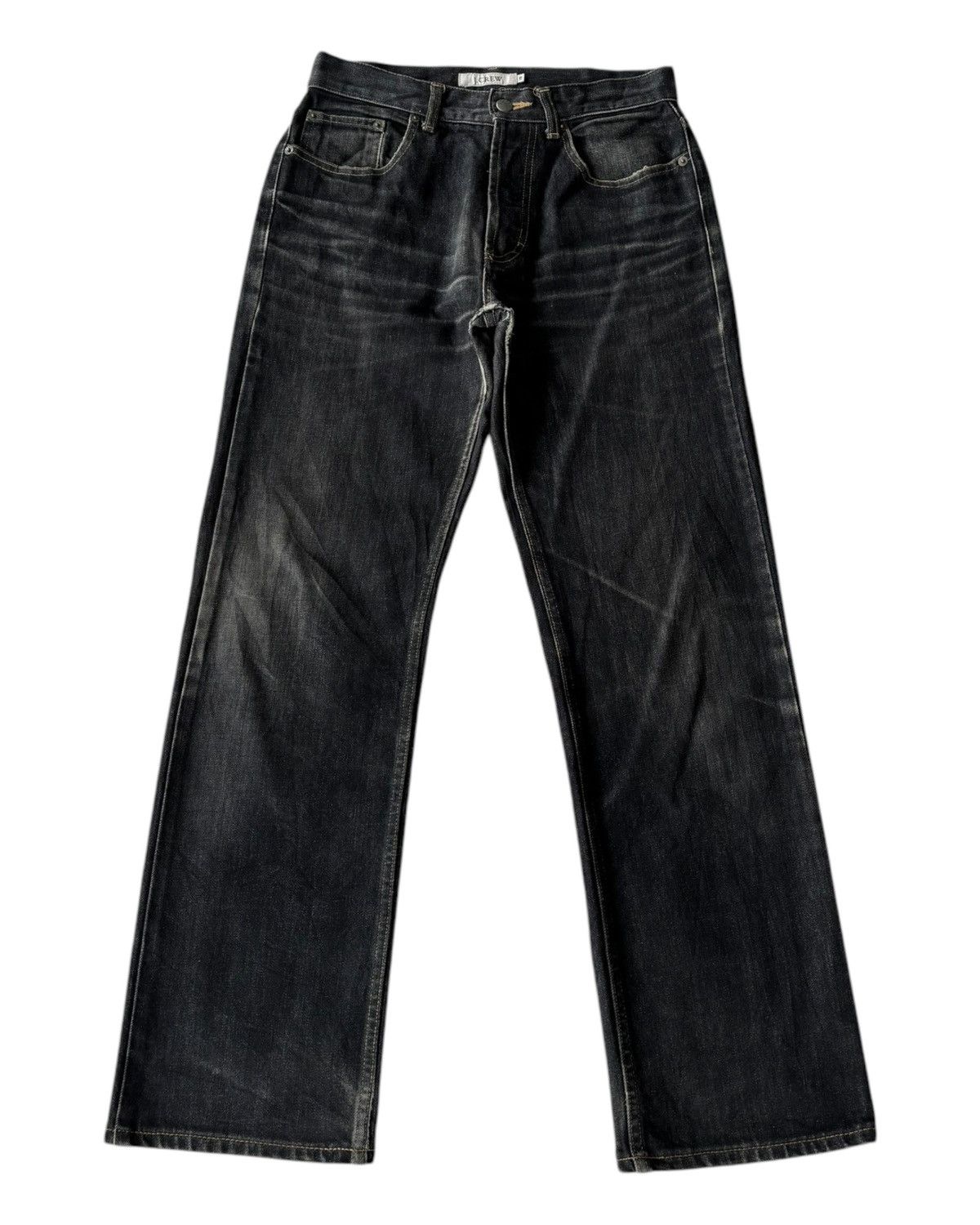🔥VINTAGE CLAWMARK BLACK DENIM J.CREW DISTRESSED DENIM
