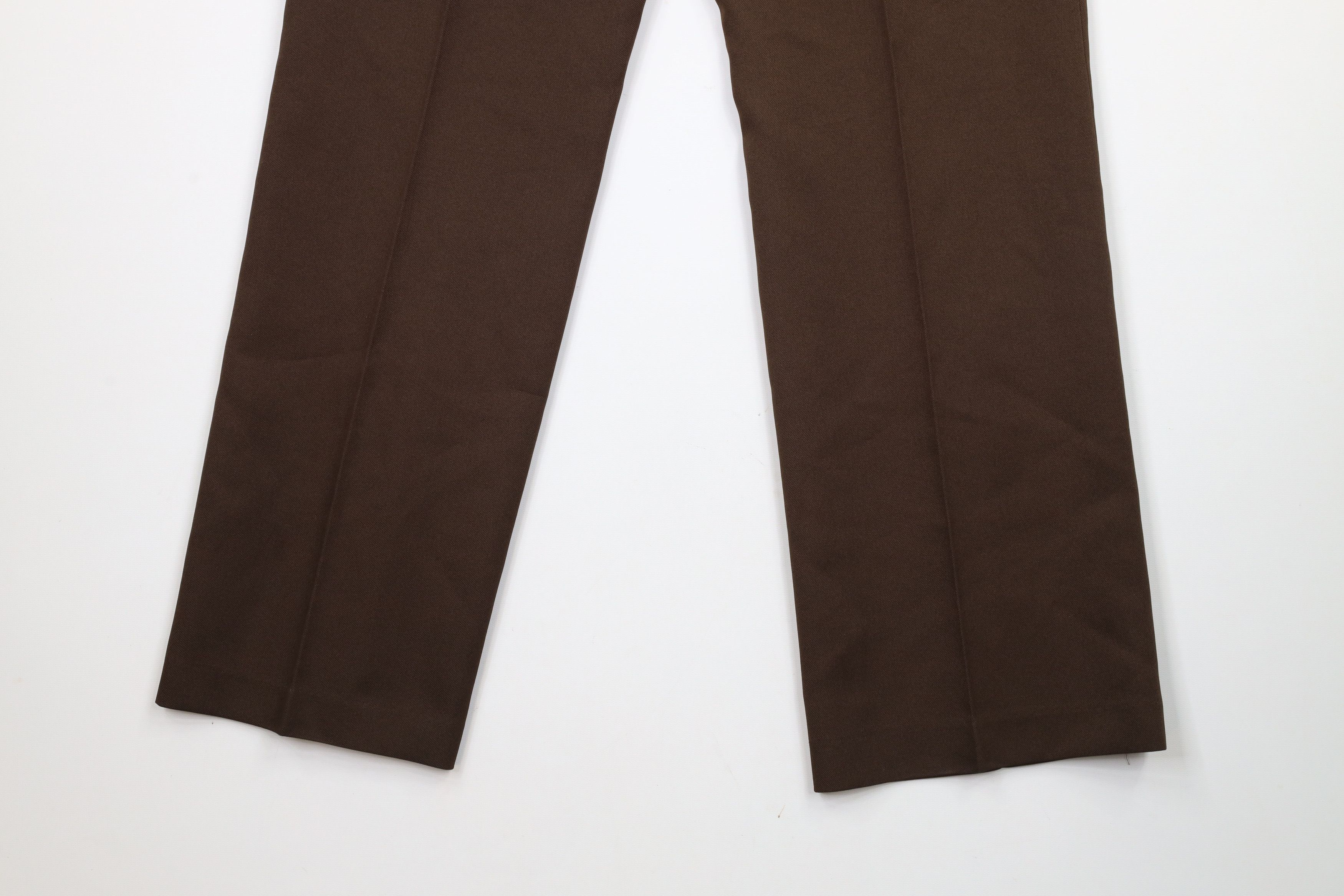 Vintage Vintage 70s Streetwear Flared Wide Leg Chino Pants Brown USA Size US 32 / EU 48 - 13 Thumbnail