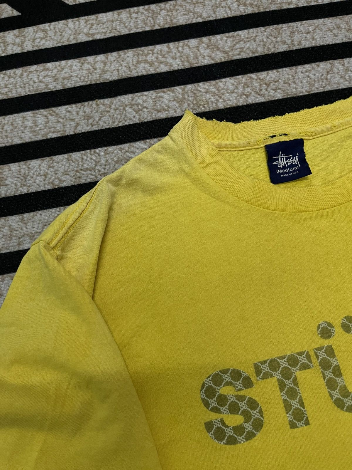 Stussy 90s stucci monogram distressed Size US M / EU 48-50 / 2 - 8 Thumbnail