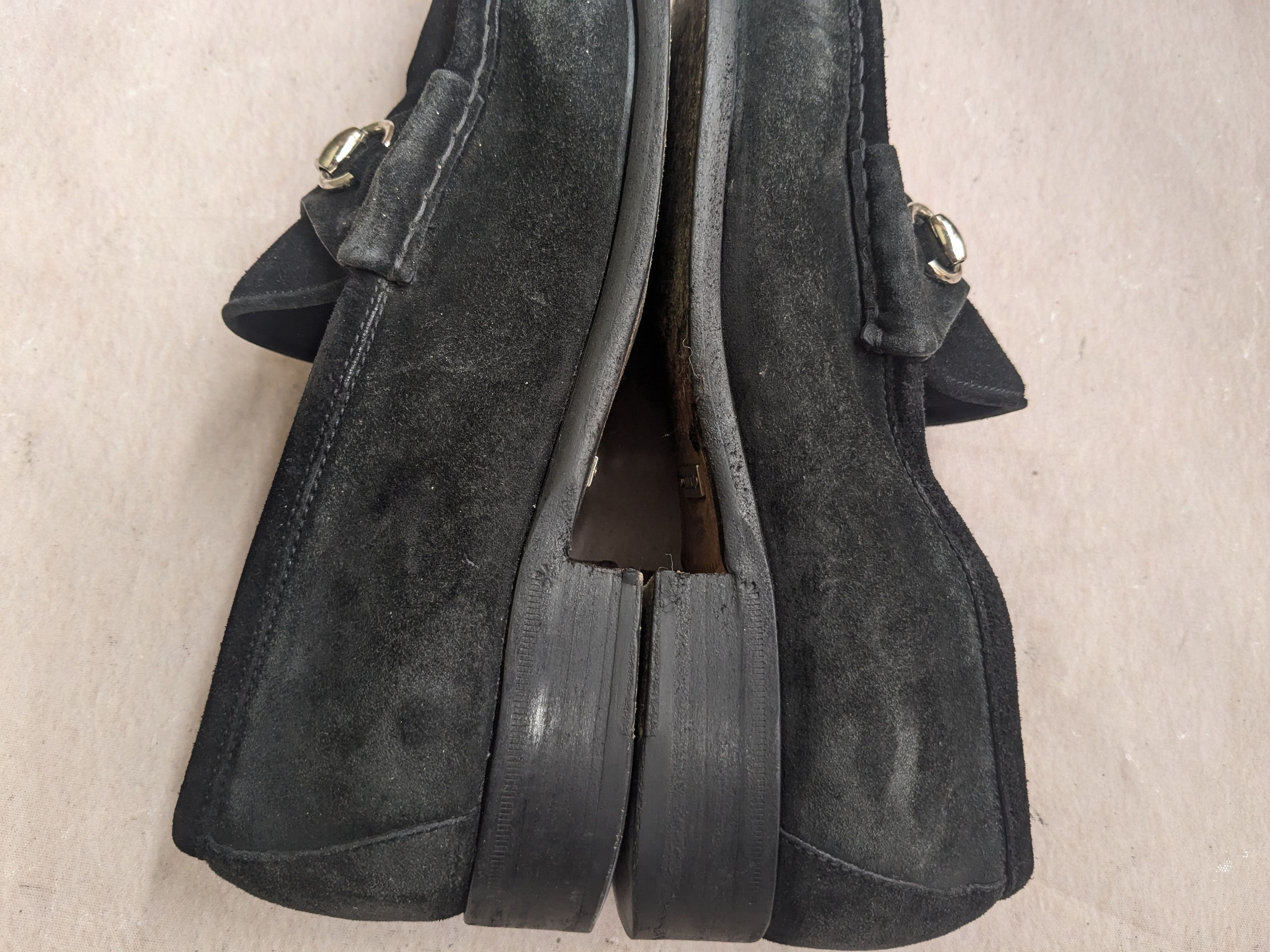 Gucci × Tom Ford × Vintage Gucci Horsebit Loafers Black Leather Size 9.5 Italy Slip On Size US 9.5 / EU 42-43 - 6 Thumbnail