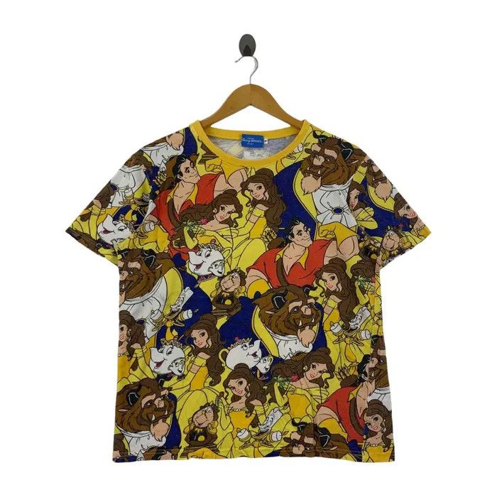 Disney Vintage BEAUTY & THE BEAST Tokyo Disney Resort Tee Shirt Size M / US 6-8 / IT 42-44 - 1 Thumbnail