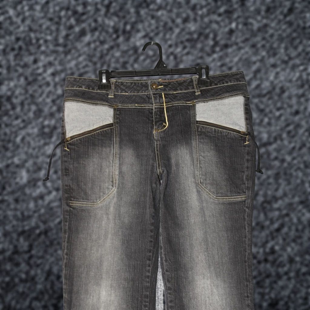 Akademiks Akademiks Jeans Mens 38 Black Denim Embroidered Pocket Y2K Streetwear Size US 38 / EU 54 - 1 Thumbnail