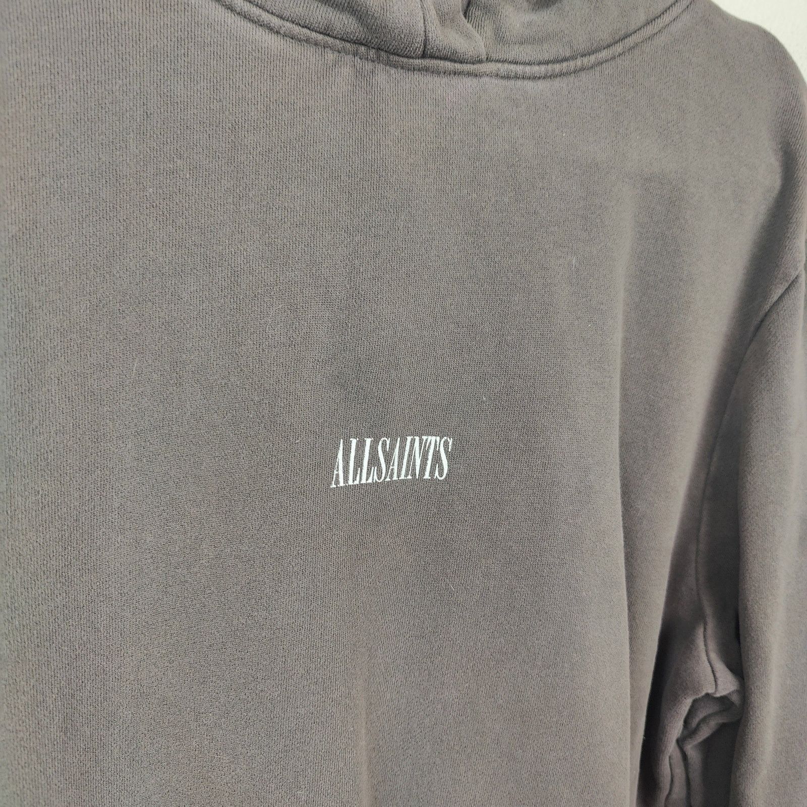 Allsaints AllSaints Ryder Oth Hoody Mens XL Gray Soft Black Cotton Size US XL / EU 56 / 4 - 2 Thumbnail