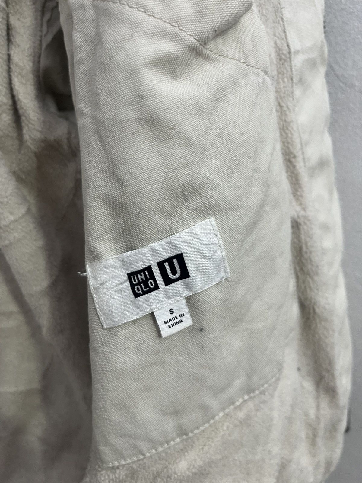 Lemaire × Uniqlo Uniqlo x Lemaire Beige Hooded Jacket Boxy Fit Size S / US 4 / IT 40 - 5 Thumbnail