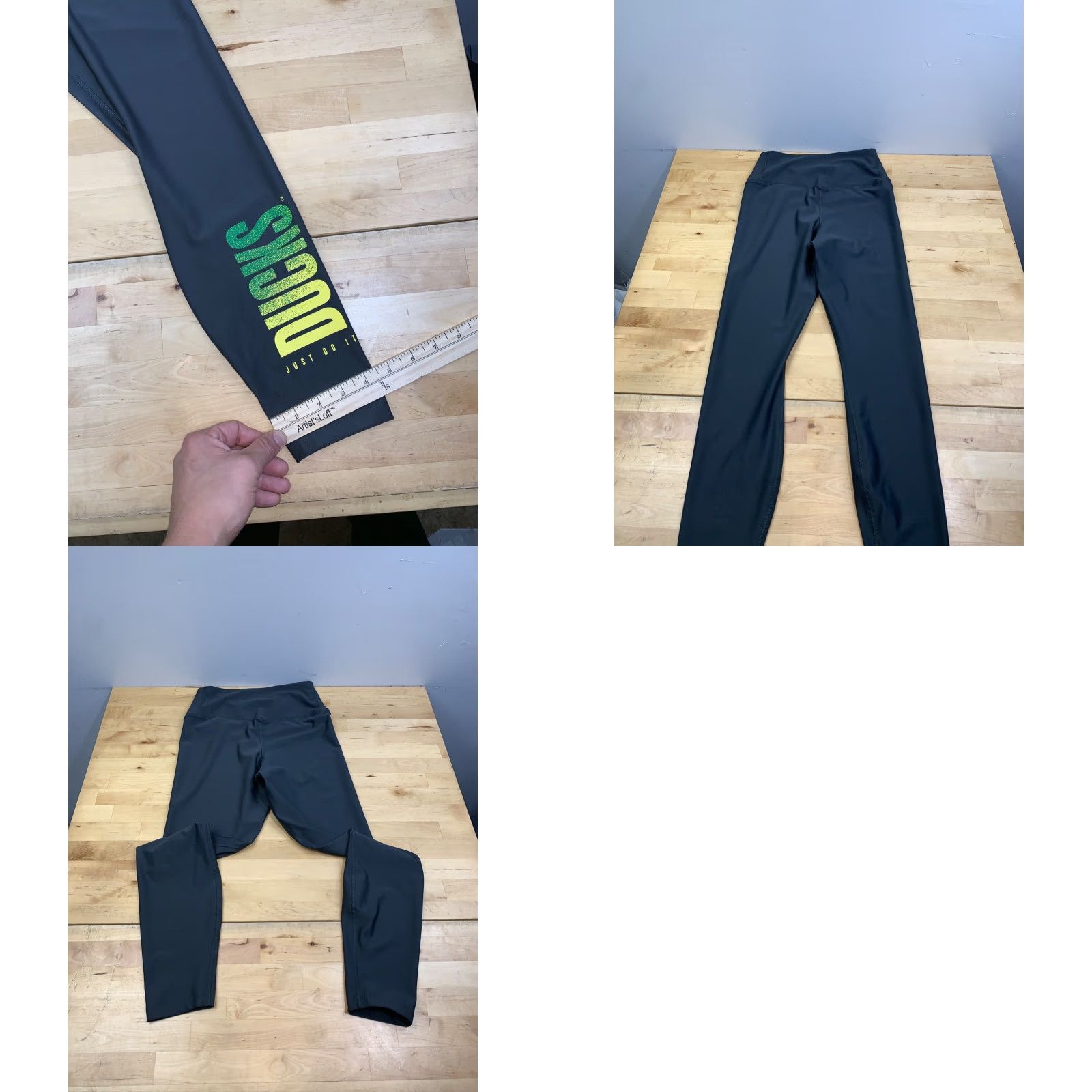 Nike Nike Leggings Womens M Black Dri-Fit Oregon Ducks Nike Dri-FIT Leggings Activewear Running Gym 12635 Size 32" / US 10 / IT 46 - 9 Thumbnail