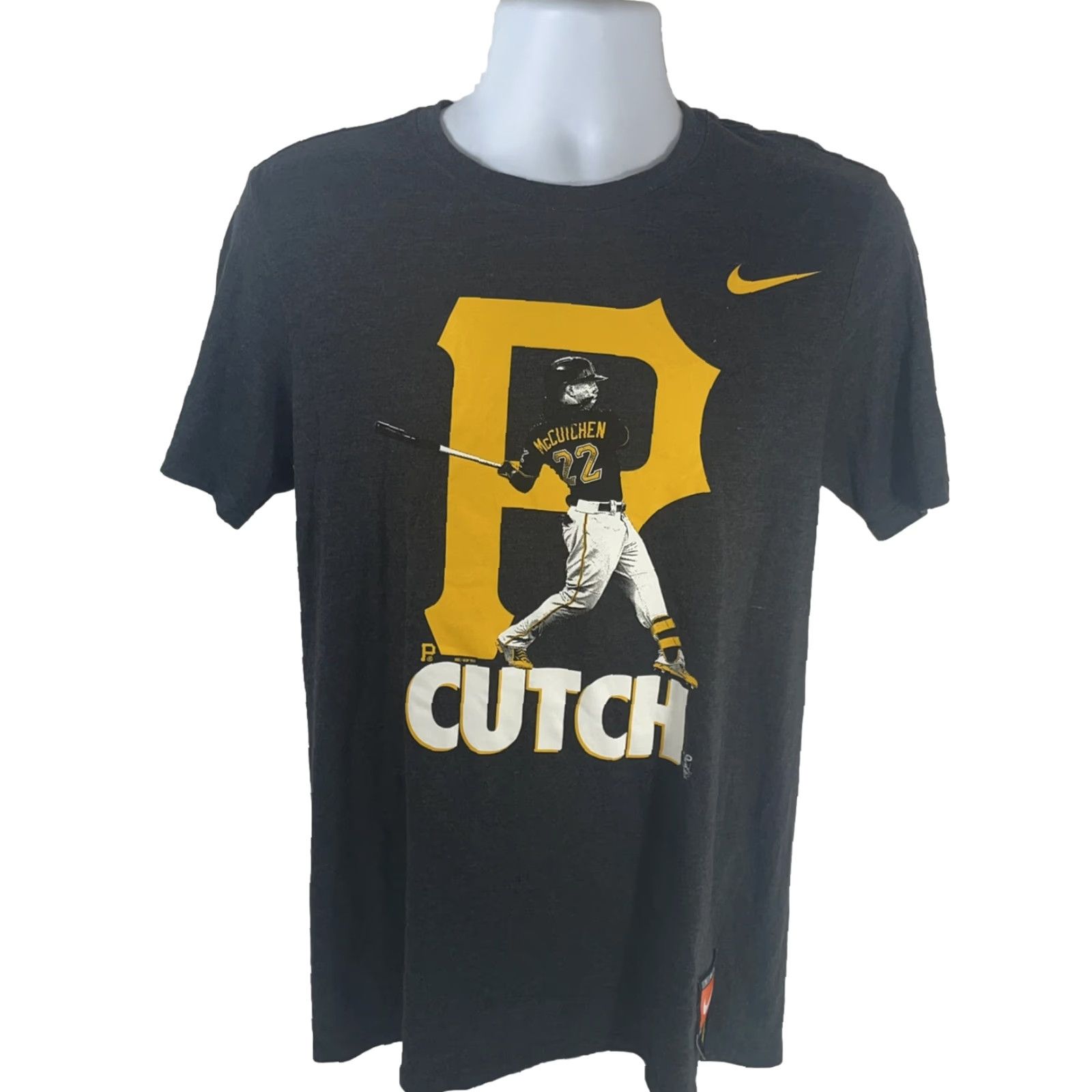 Nike Nike Pirates Shirt Men Medium Heather Black Cutch 2015 Logo Graphic Pirates 2015 Vintage No Size US M / EU 48-50 / 2 - 3 Thumbnail
