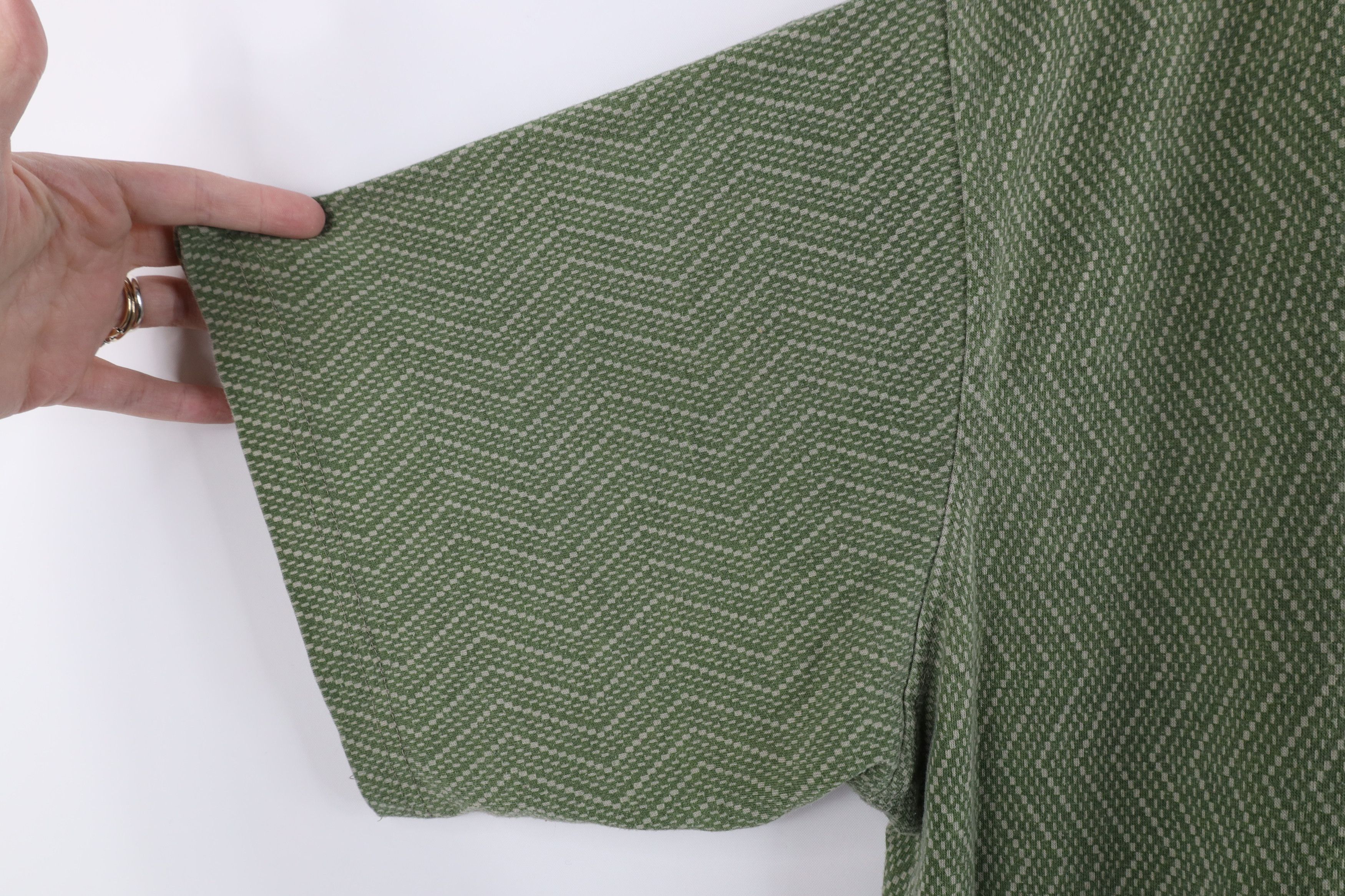 Vintage Vintage 90s Streetwear Knit Pullover Polo Shirt Green Size US XXL / EU 58 / 5 - 5 Thumbnail