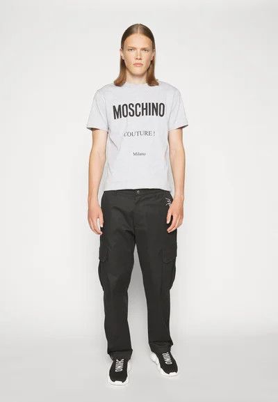 Moschino o1y0225 Logo T-Shirt in Grey Size US S / EU 44-46 / 1 - 5 Thumbnail