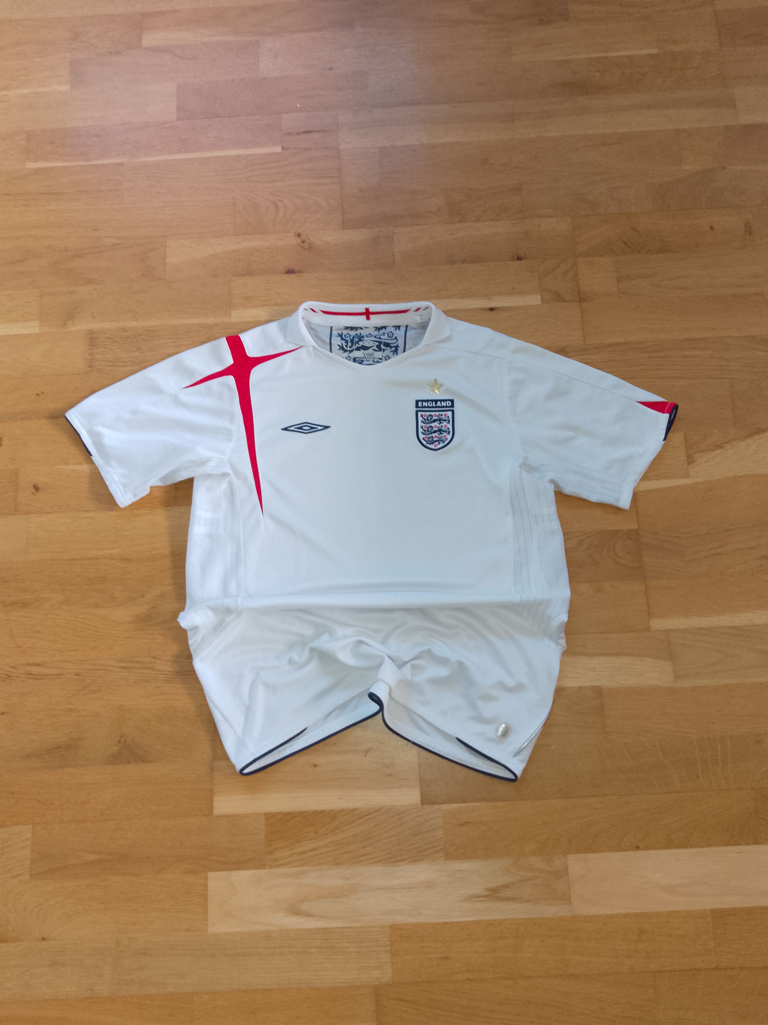 Umbro Football England Jersey Y2k rap hiphop 2005/2007 Size US XS / EU 42 / 0 - 1 Thumbnail