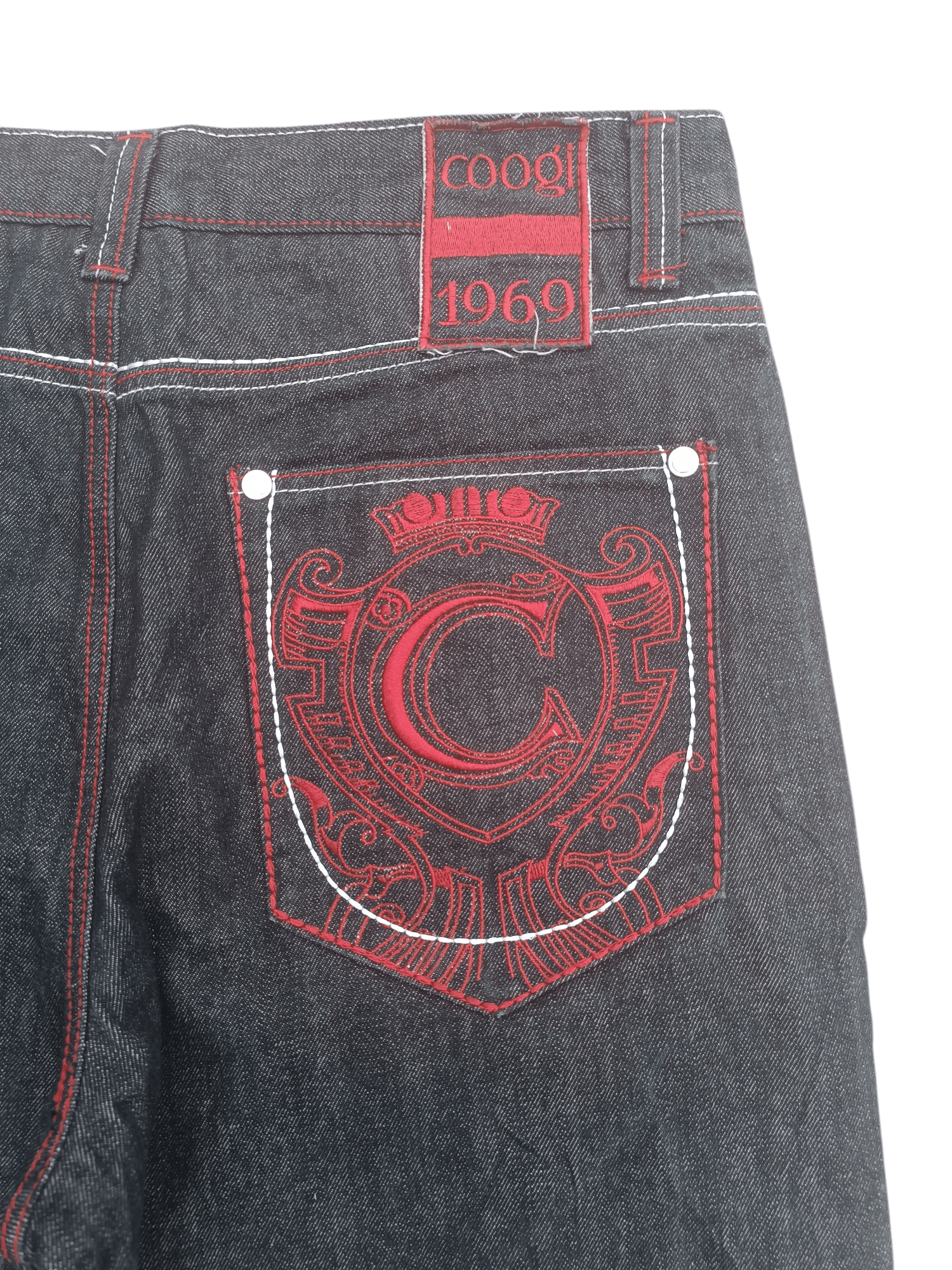 Coogi × Vintage STEALS🔥Y2K Coogi 1969 Embroidered Baggy Denim E196 Size US 34 / EU 50 - 14 Thumbnail