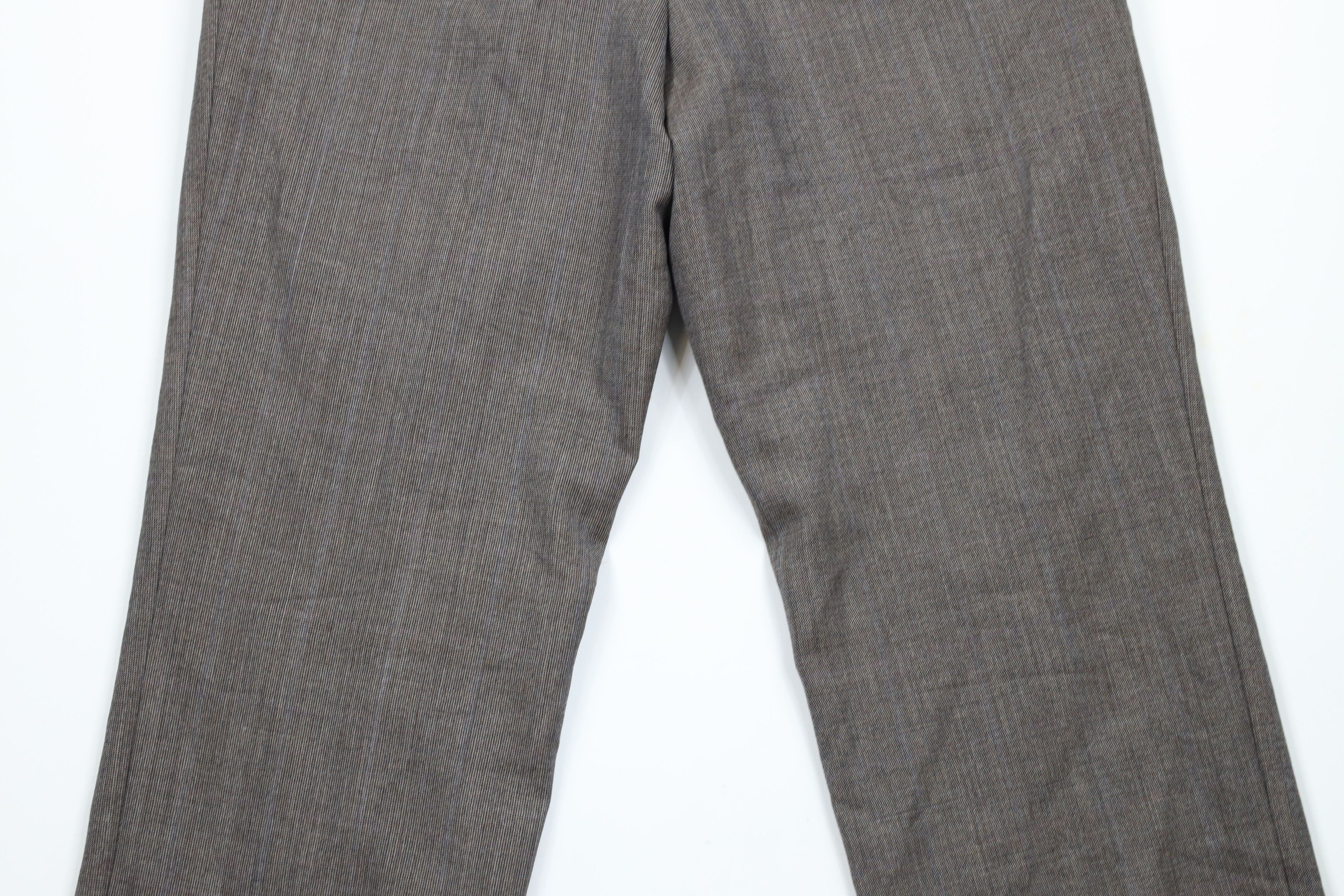 Banana Republic × Vintage Banana Republic Fit Wool Wide Leg Chino Pants Trousers Brown Size US 33 - 10 Thumbnail