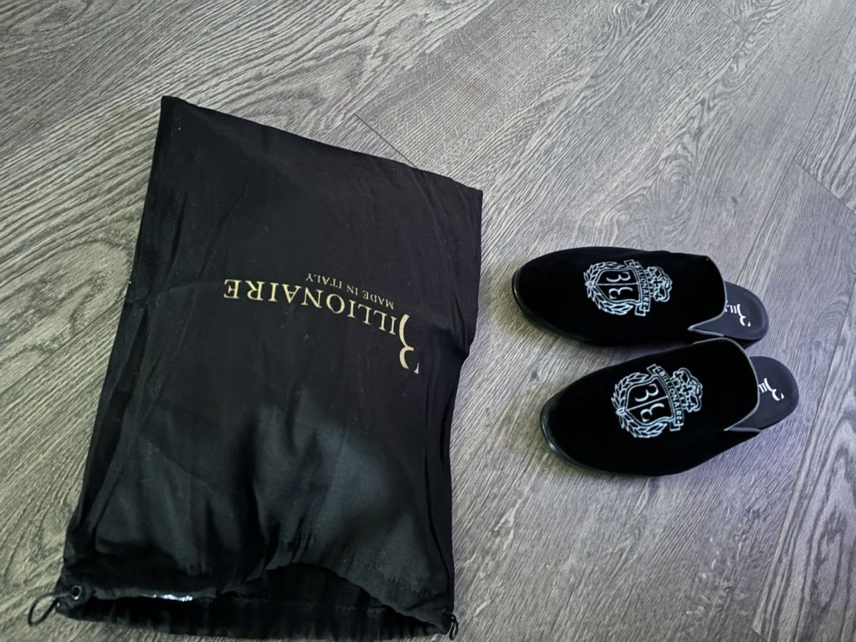 Billionaire Couture × Philipp Plein Velvet Half Loafers NWB Black | NWB 42 (9 US) Size US 9 / EU 42 - 11 Thumbnail