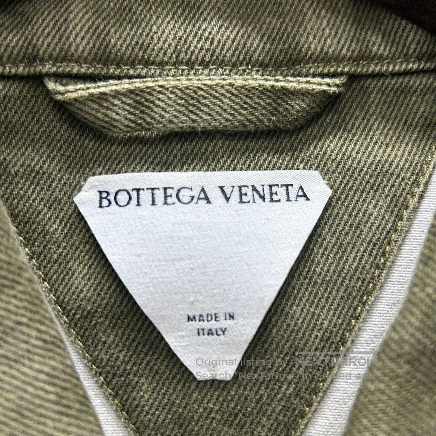 BV By Bodega BV Olive Green Denim Jacket for Men. Size US M / EU 48-50 / 2 - 4 Thumbnail