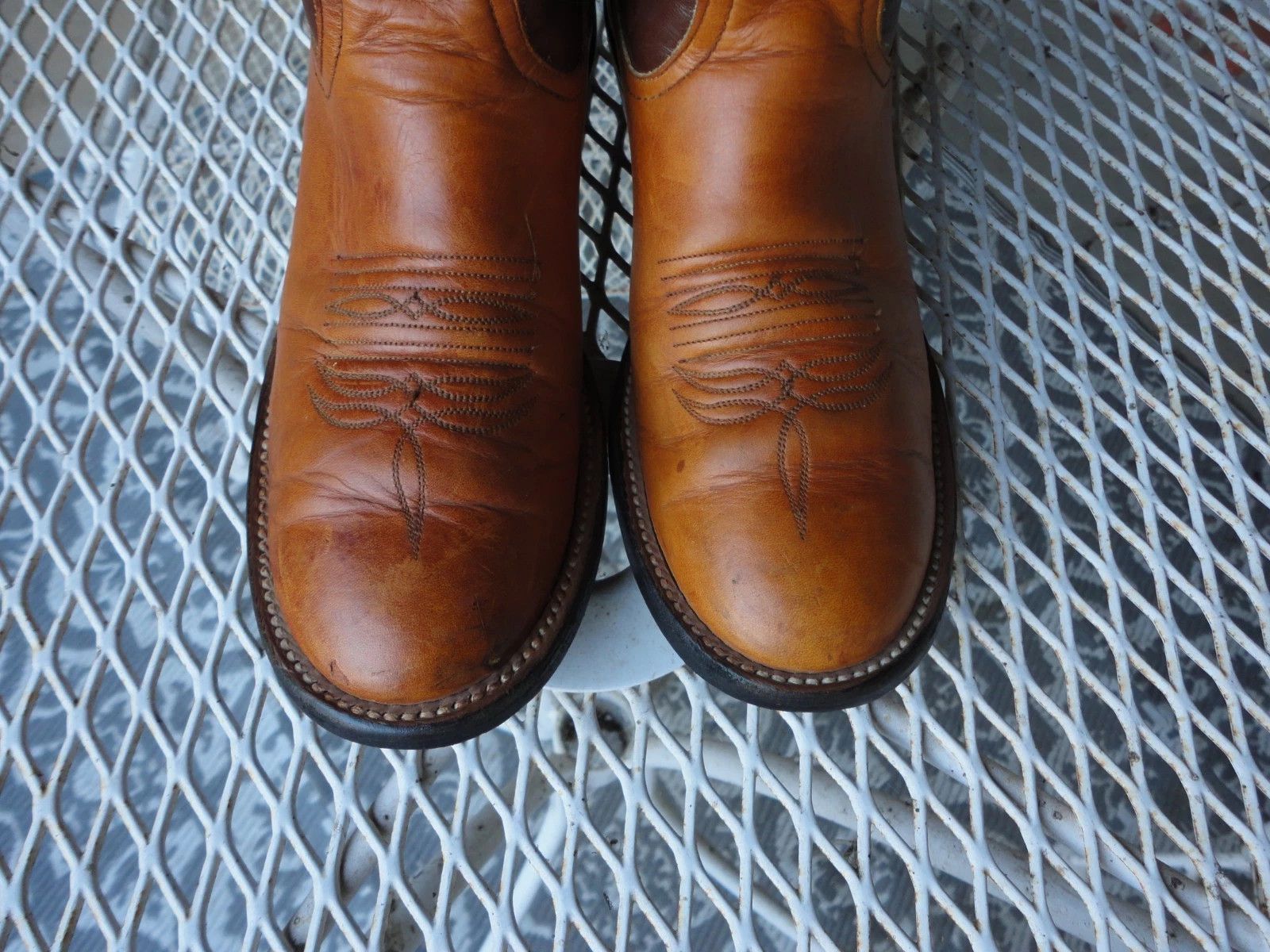 Anderson Bean ANDERSON BEAN Vintage Brown Western Boots Size 6.5 Size US 6.5 / EU 39-40 - 3 Thumbnail