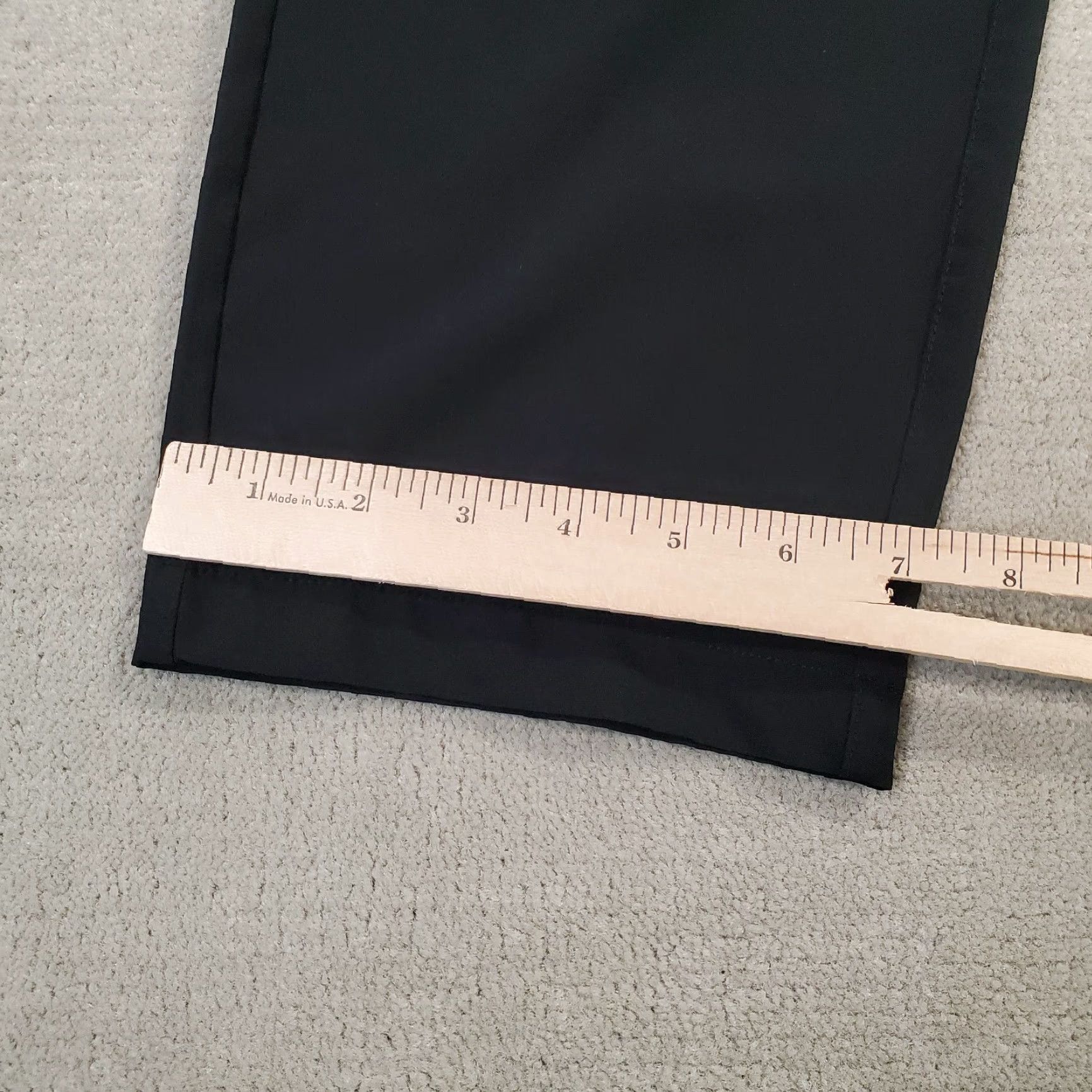 Fabletics Fabletics Pants Mens 36x30 Black Chinos Performance Stretch Casual Flat Front Logo Lightweight Regular Straight - Mens Pants Black Chino Size US 36 / EU 52 - 6 Thumbnail