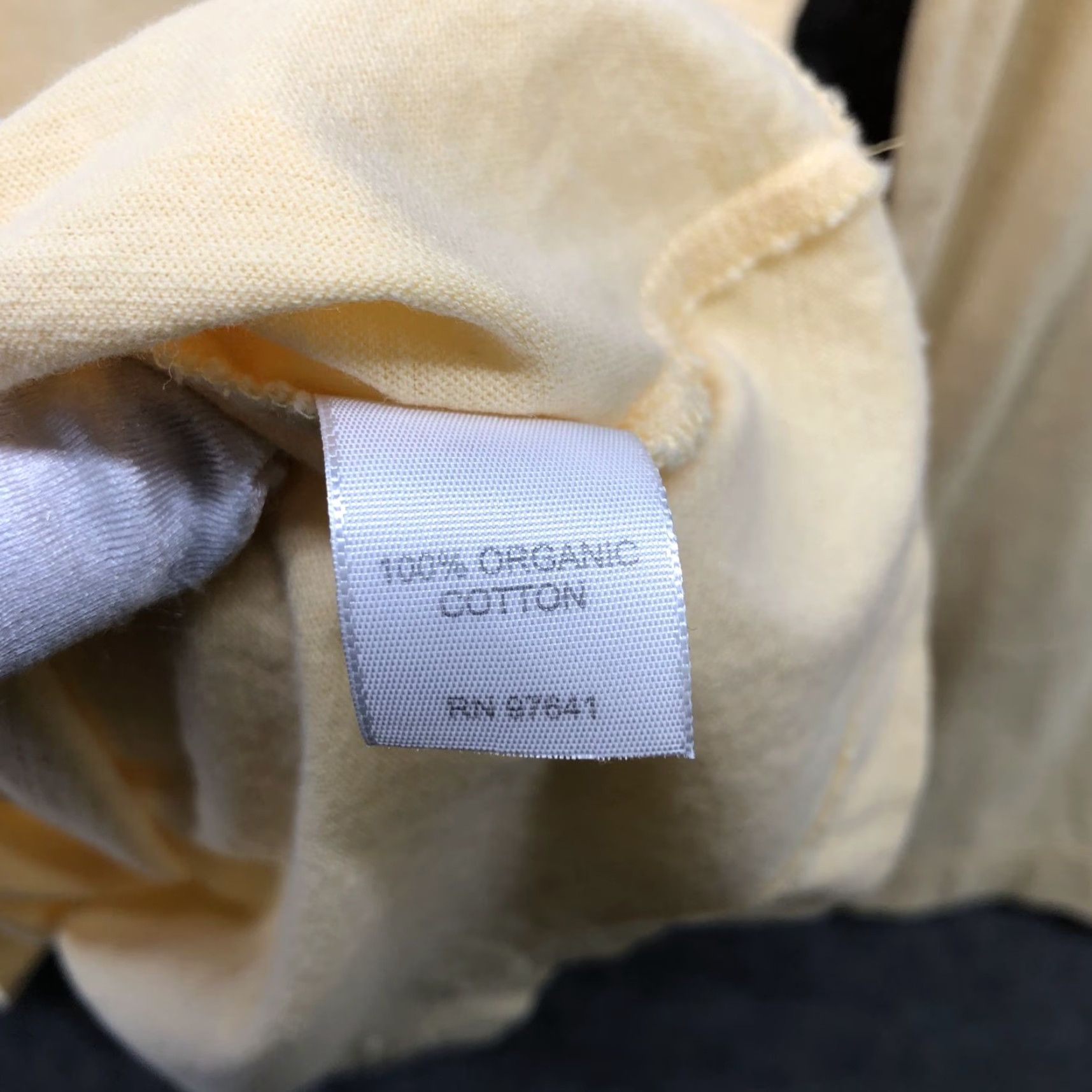 J. Jill J. Jill T Shirt Womens L Yellow Organic Cotton Long Sleeve Round Neck Shirt Contemporary Basic Casual Tunic Size L / US 10 / IT 46 - 7 Thumbnail