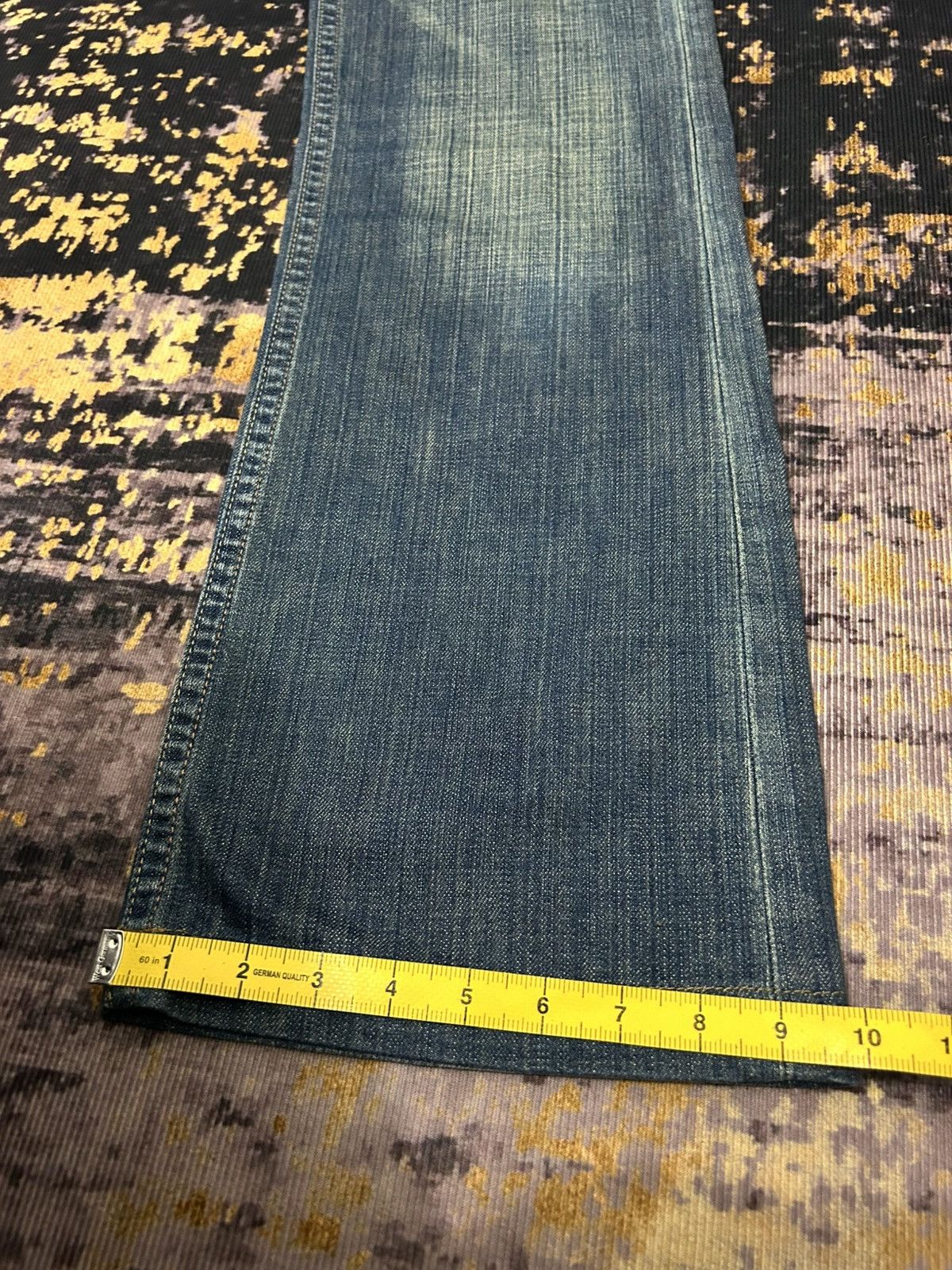 If Six Was Nine Japanese Brand Sweat Hip Washed Flare Jeans Size US 28 / EU 44 - 18 Thumbnail