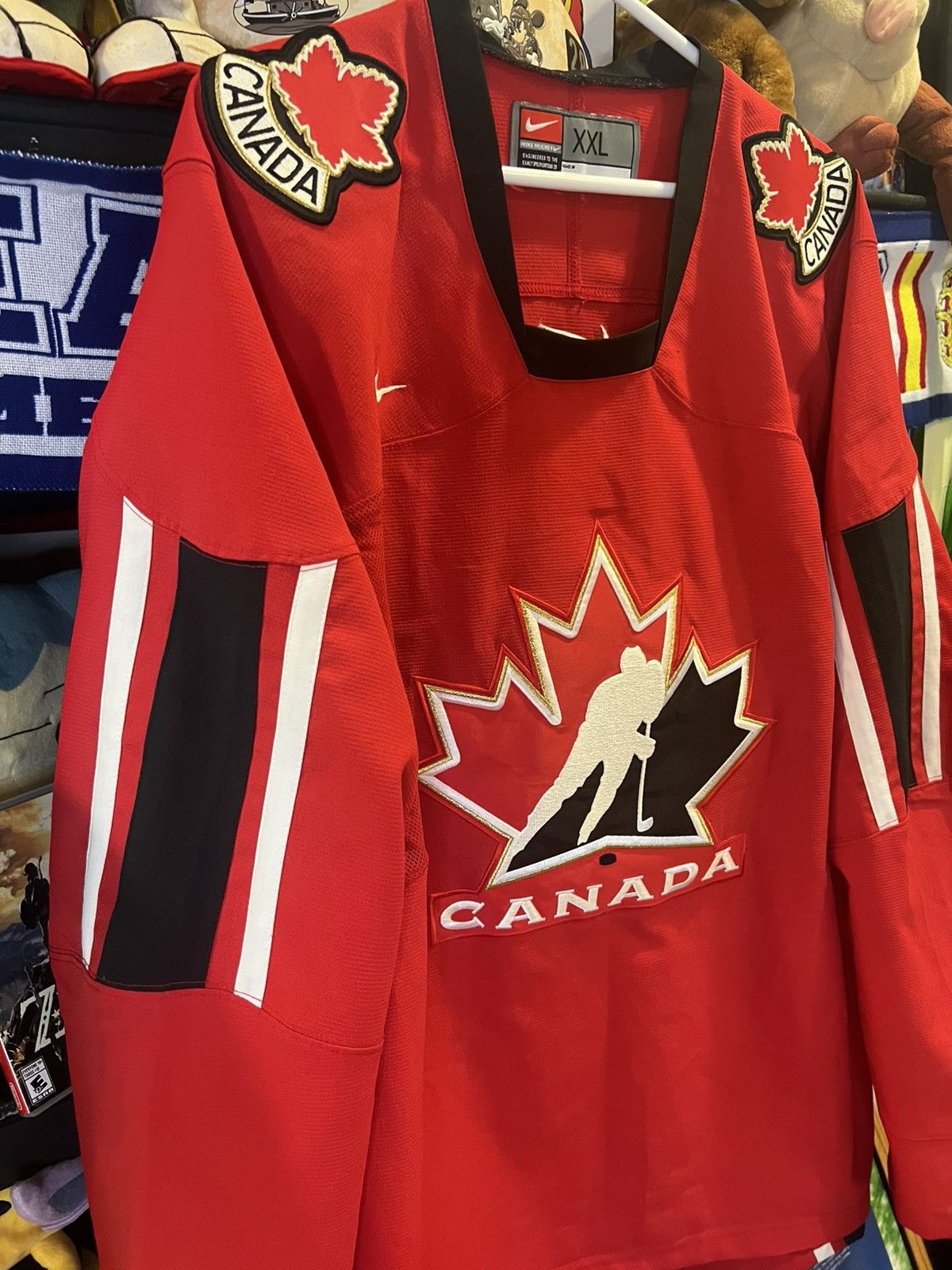 Nike × Vintage Vintage Nike 2007 Team Canada World Cup Hockey Jersey Size US XXL / EU 58 / 5 - 6 Thumbnail