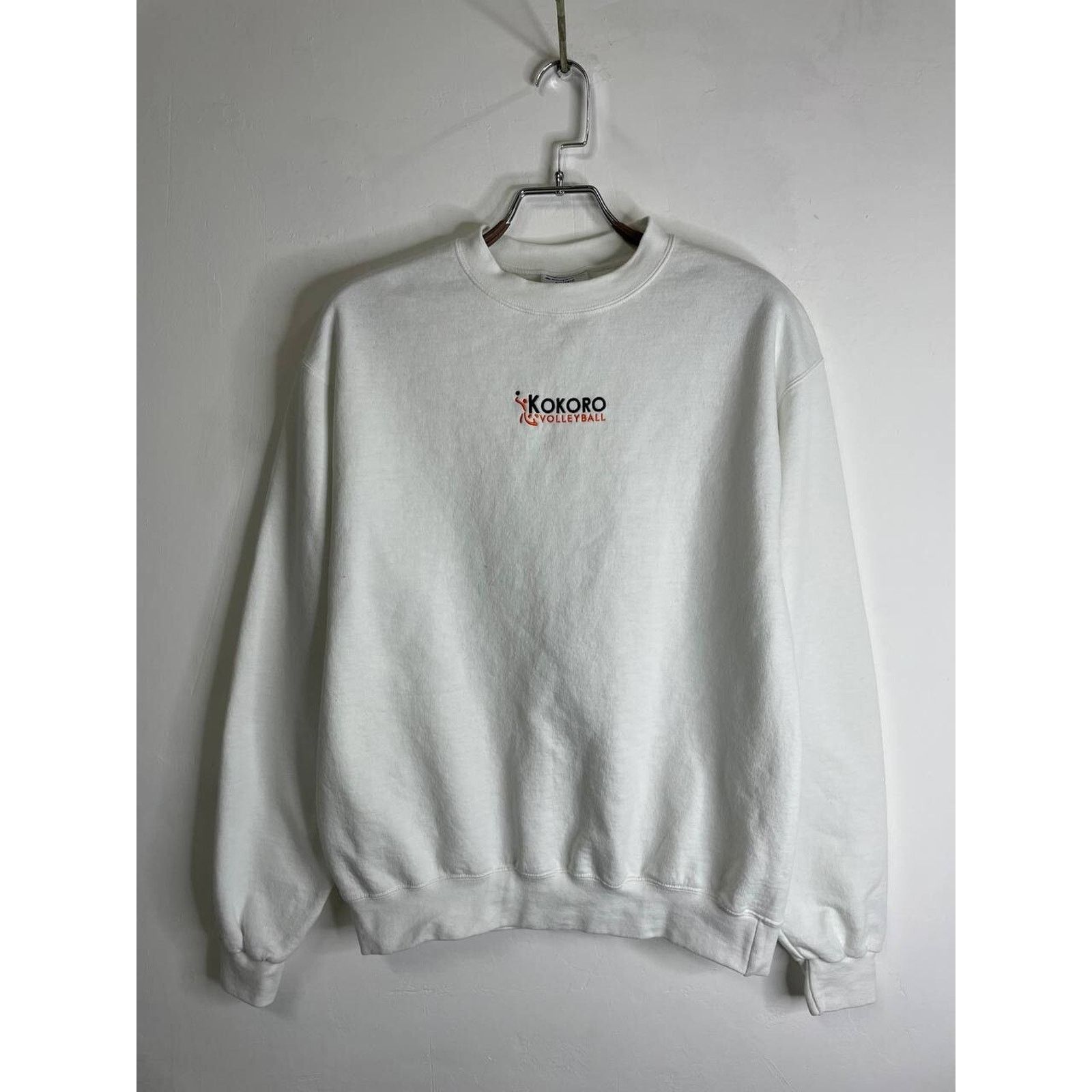 Vintage Vintage Kokoro Volleyball White Crewneck Sweatshirt Size M Size US M / EU 48-50 / 2 - 1 Thumbnail