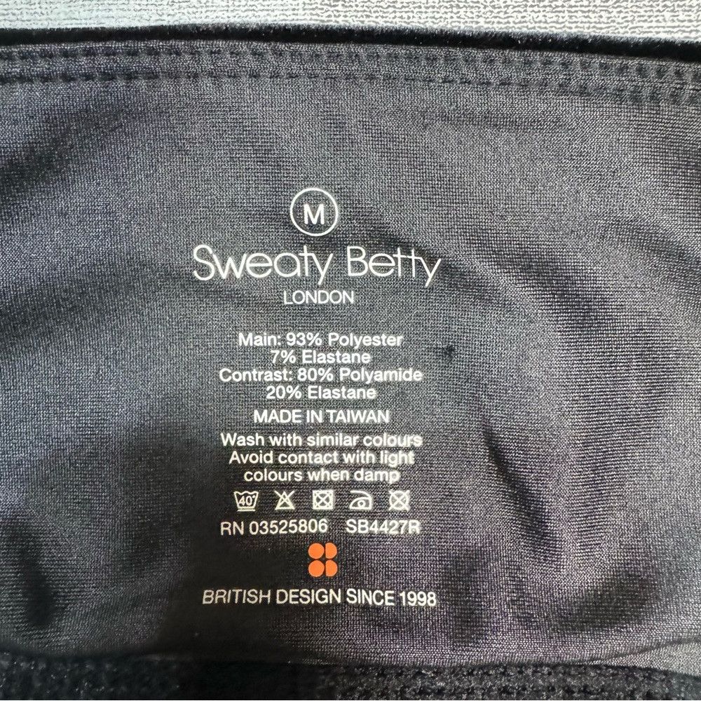 Sweaty Betty Sweaty Betty Velvet Black Leggings Size M Size 32" / US 10 / IT 46 - 7 Thumbnail
