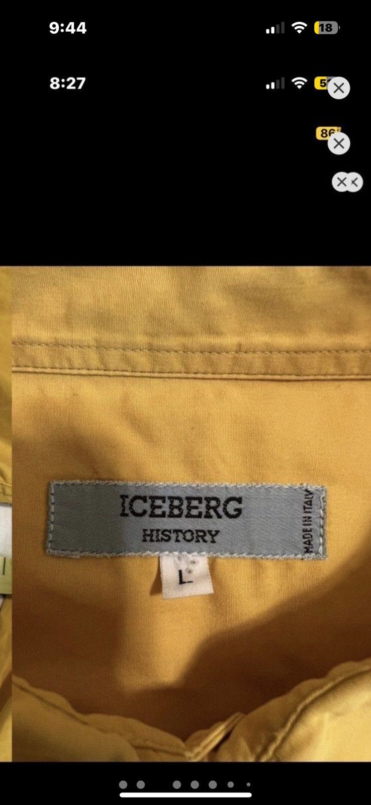Iceberg ***FINAL DROP***RARE 90s ICEBERG X DISNEY BUTTON UP L Size US L / EU 52-54 / 3 - 3 Thumbnail