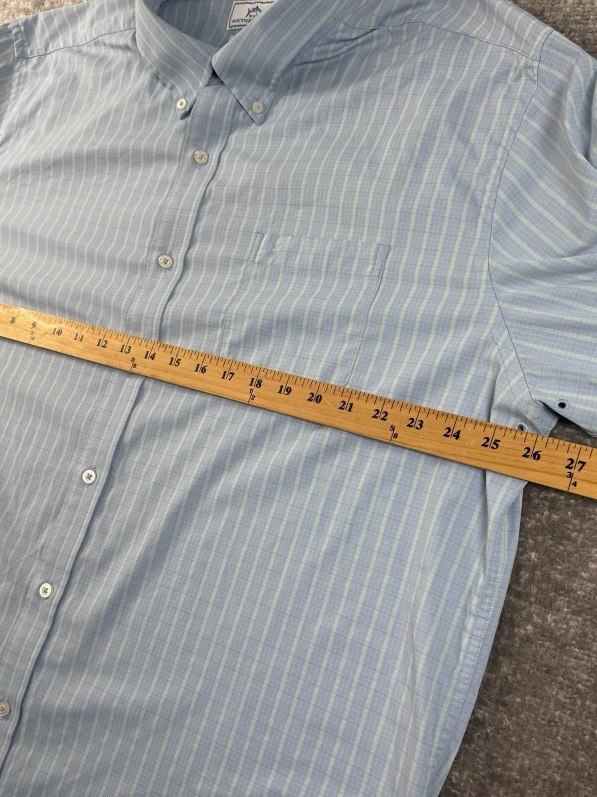 Southern Tide Southern Tide Button Down Intercoastal Mens XXL Blue Size US XXL / EU 58 / 5 - 5 Thumbnail