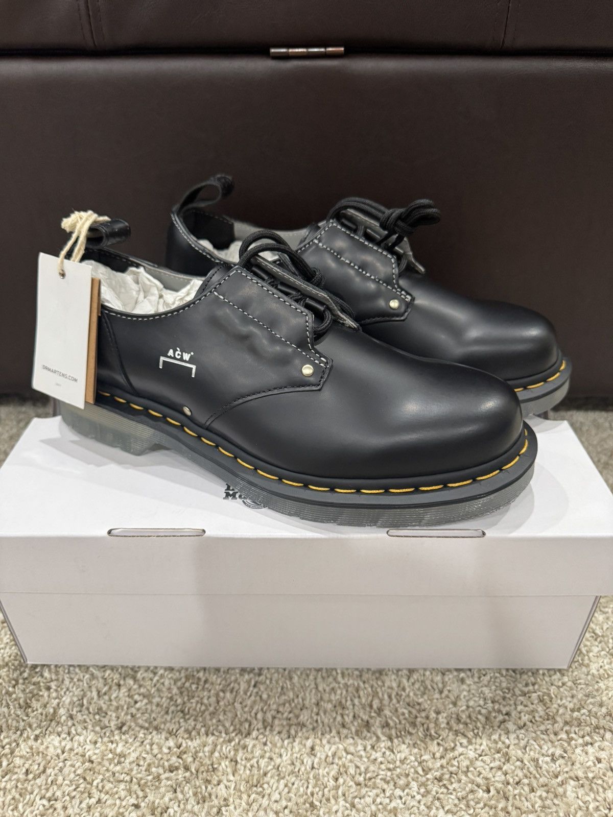 A-COLD-WALL* × Dr. Martens 1461 ACW x DM Iced Soles Size US 8 / EU 41 - 2 Thumbnail