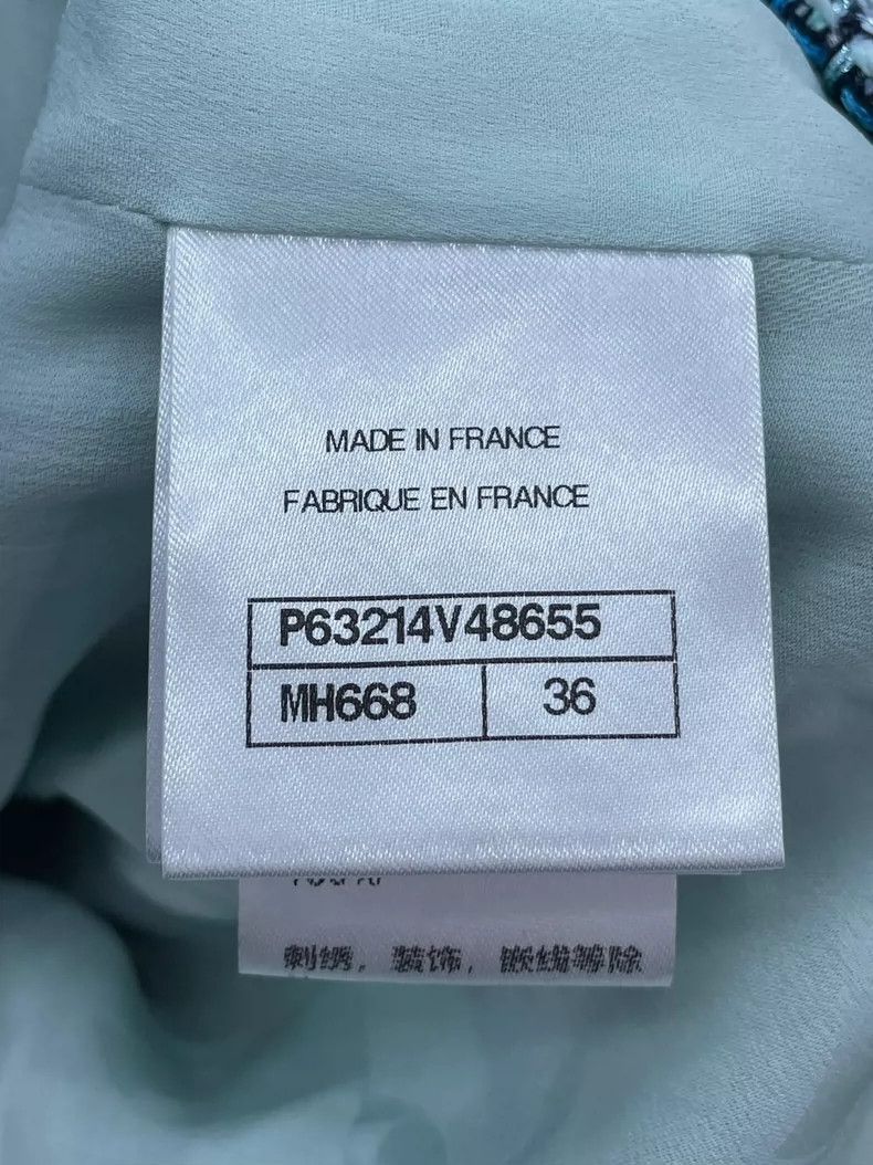 Chanel Chanel Light blue tweed jacket 2504-Nextarrow Size XS / US 0-2 / IT 36-38 - 6 Thumbnail