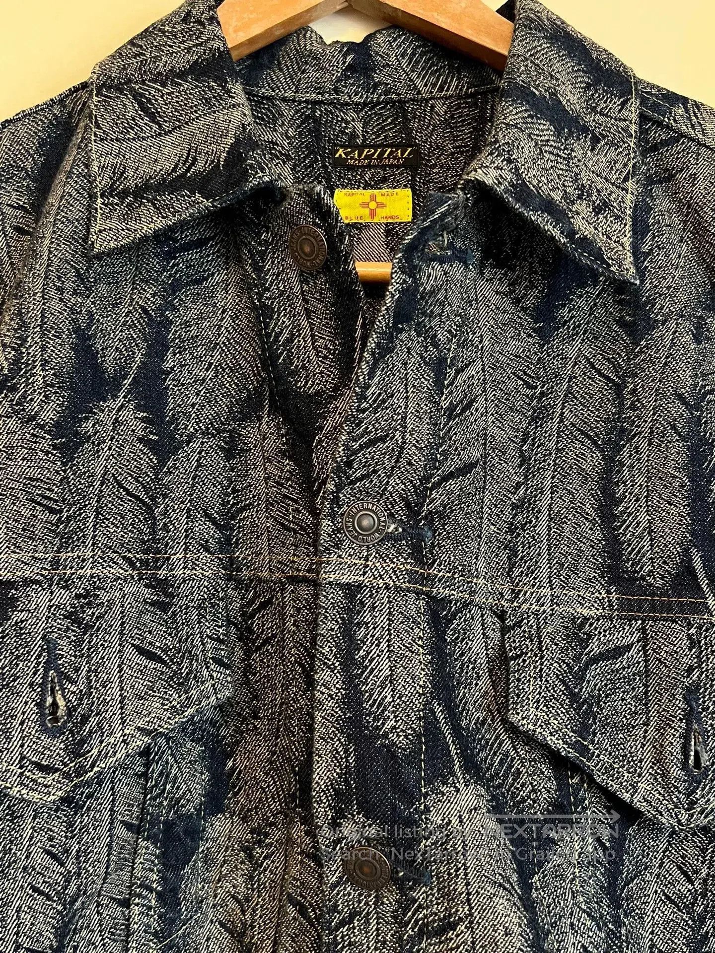 Kapital Kapital Feather Print Denim Jacket. Size US XL / EU 56 / 4 - 5 Thumbnail