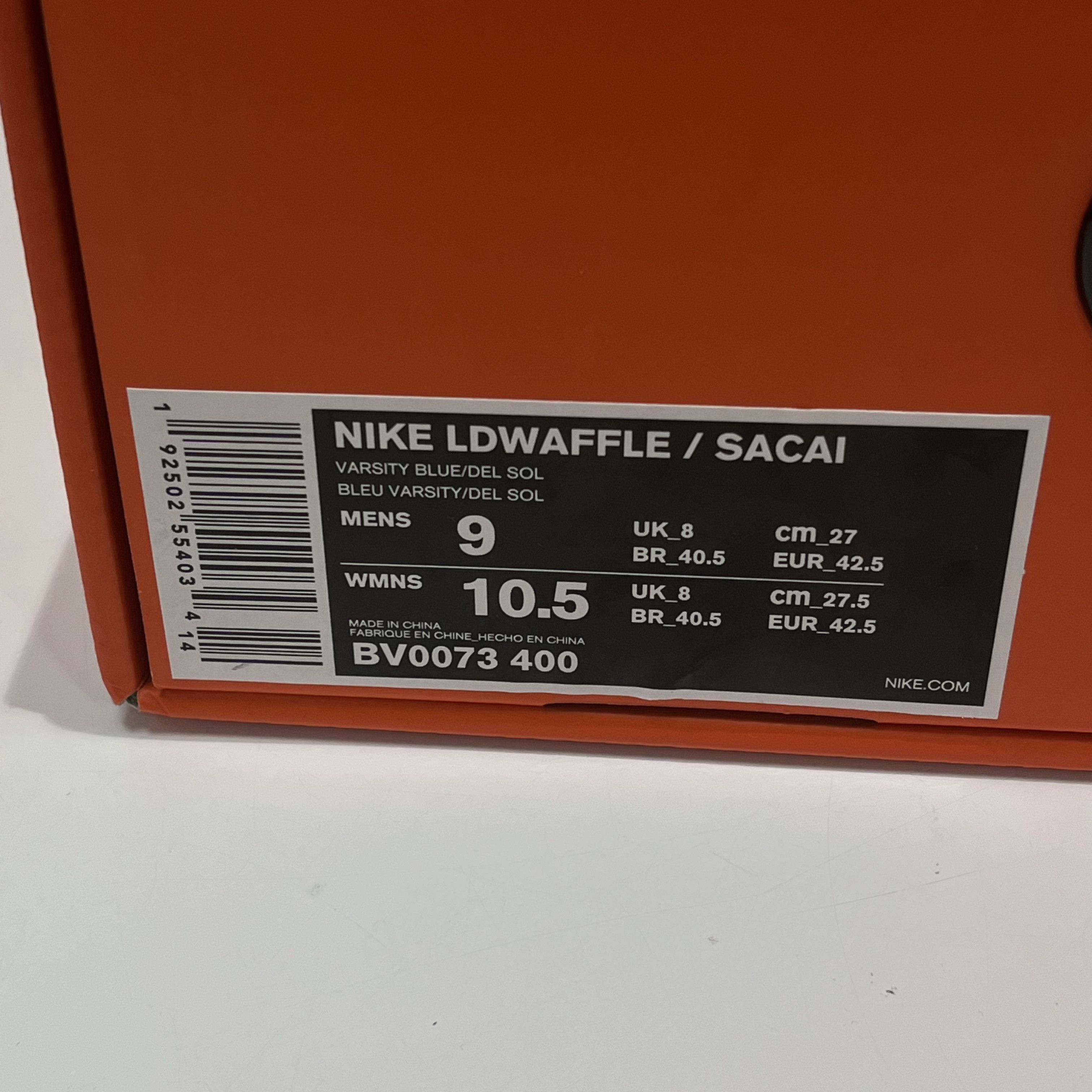 Nike Nike LD Waffle Sacai Blue Multi Size US 9 / EU 42 - 7 Thumbnail