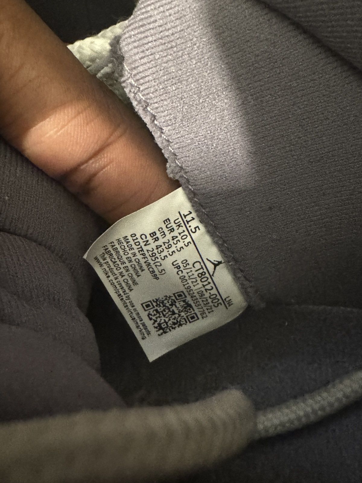 Jordan Brand Jordan Cool Grey Size US 11.5 / EU 44-45 - 7 Thumbnail