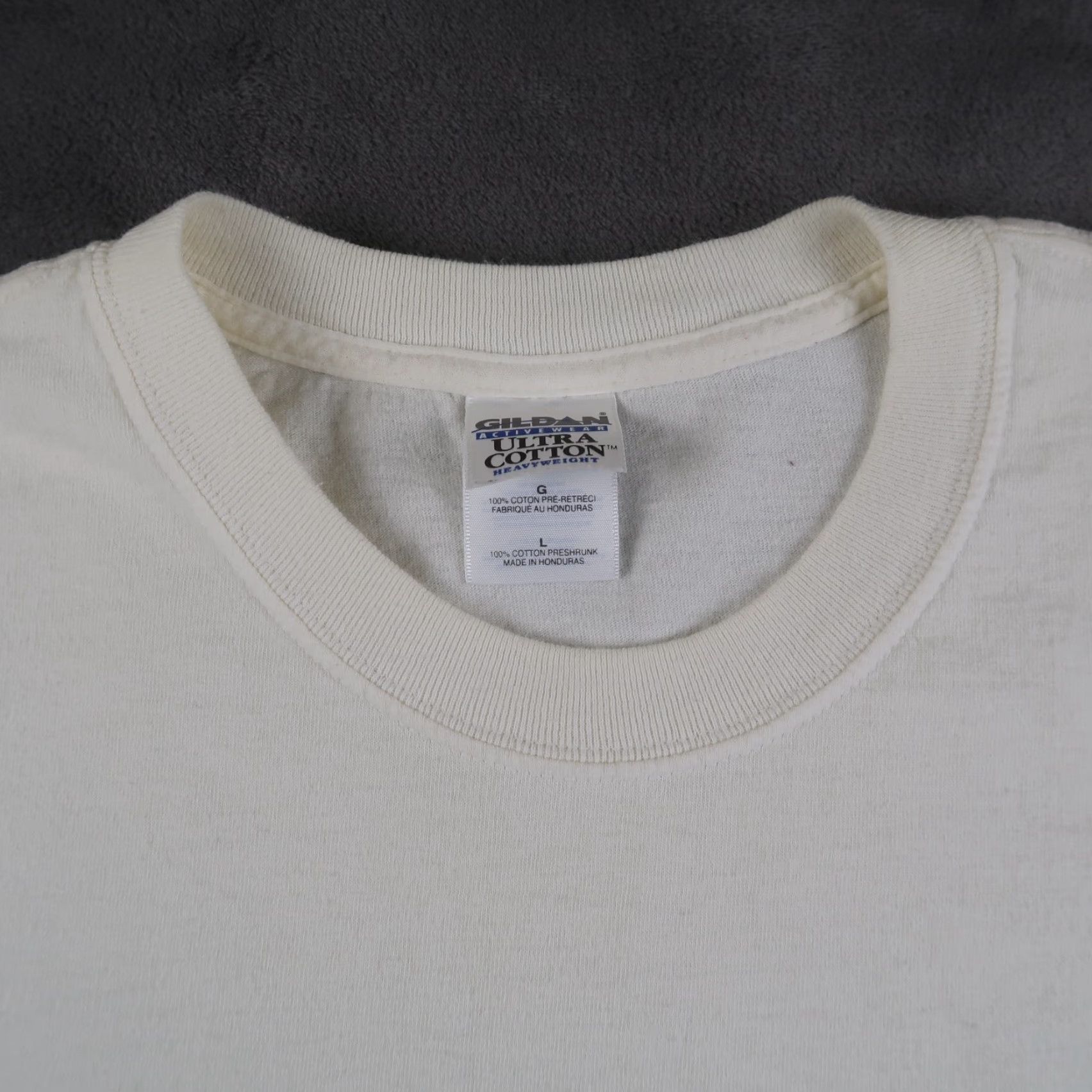 Vintage VINTAGE Evolution Of Soccer Player Futbol Short Sleeve T Shirt L White Cotton Men's 2000s Graphic Print Shirt Mens Size US L / EU 52-54 / 3 - 4 Thumbnail