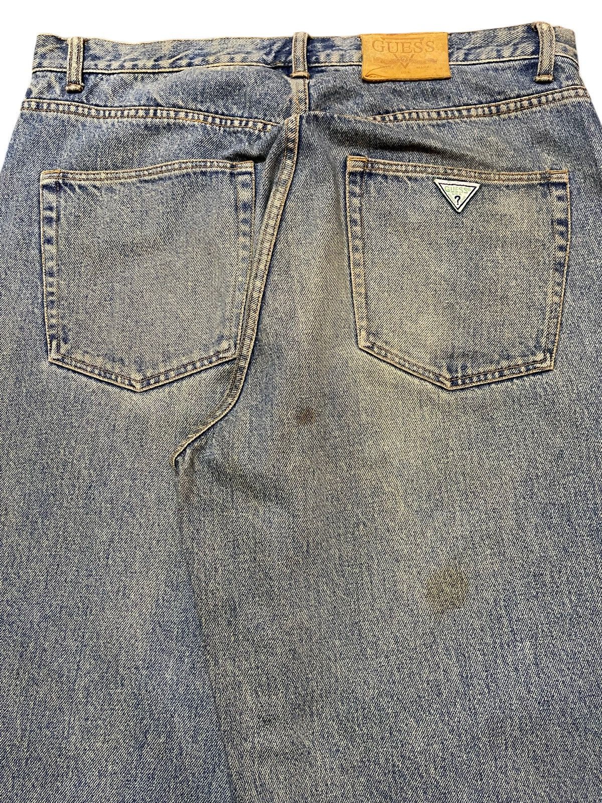 Guess Vintage Usa Guess By Georges Marciano Mud Wash Baggy Jeans Size US 36 / EU 52 - 5 Thumbnail