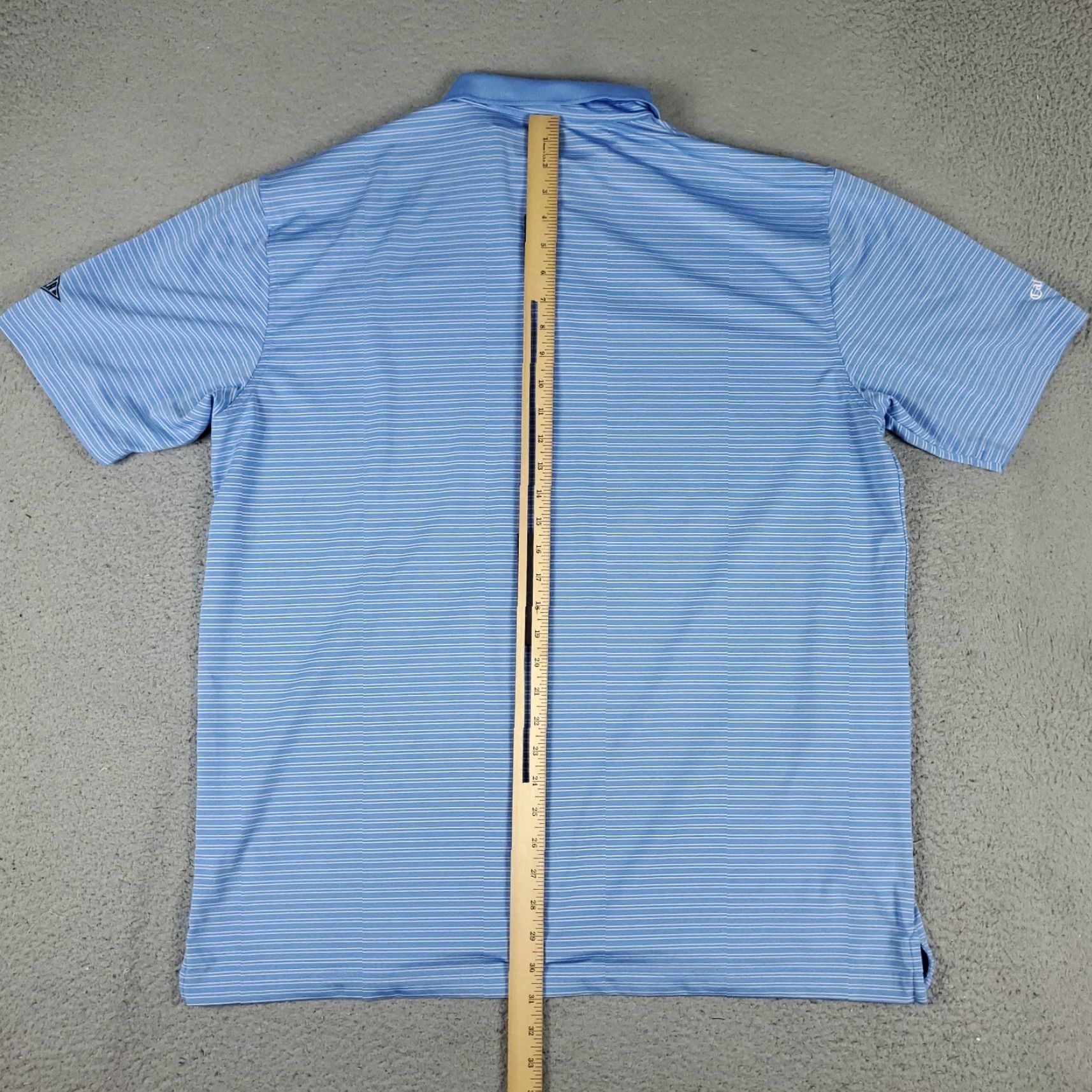 Adidas Adidas Polo Shirt Mens XL Blue Striped Casual Golf Short Sleeve Size US XL / EU 56 / 4 - 4 Thumbnail
