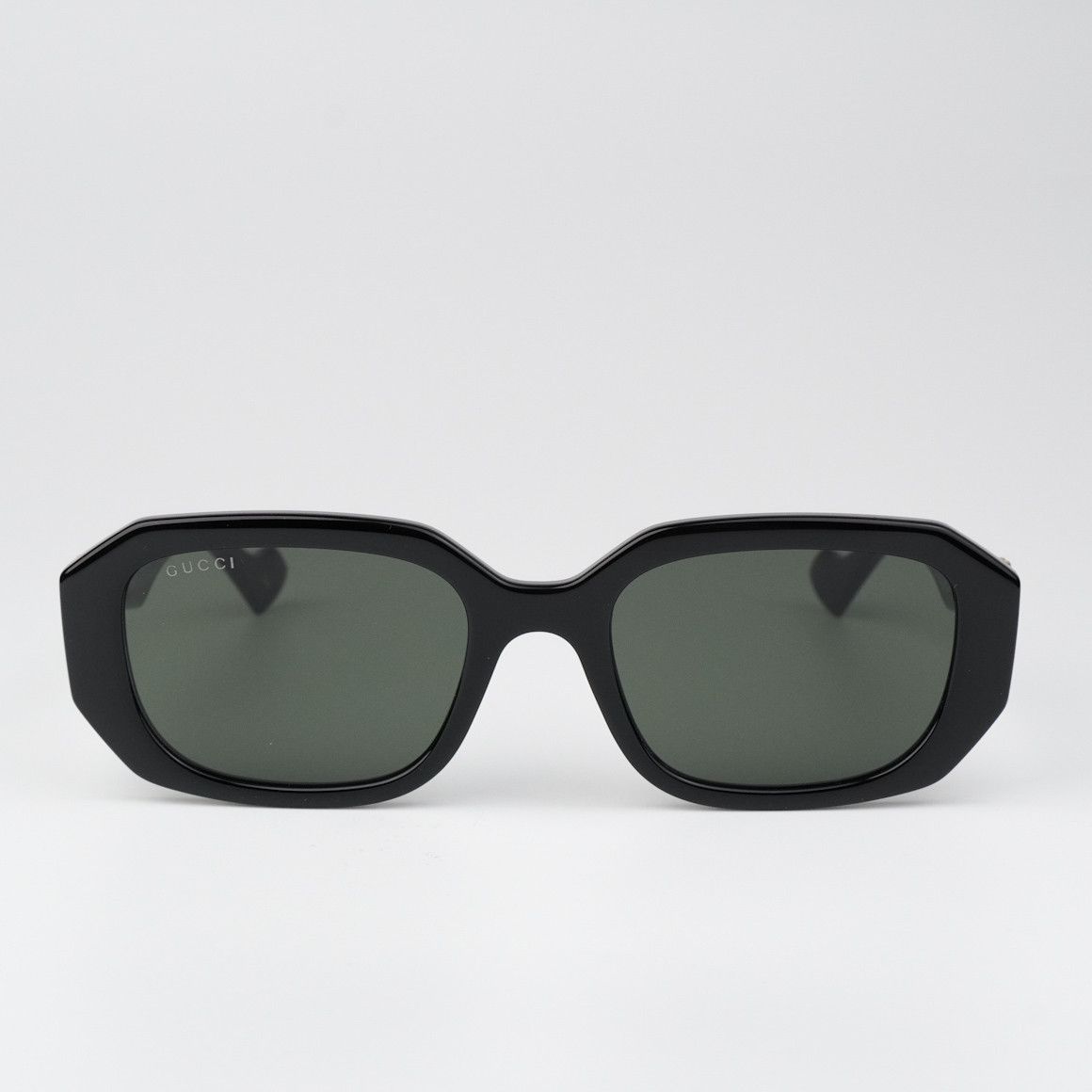 Gucci NEW Gucci GG1535S 001 Black Grey Women Geometric Sunglasses Size ONE SIZE - 3 Thumbnail