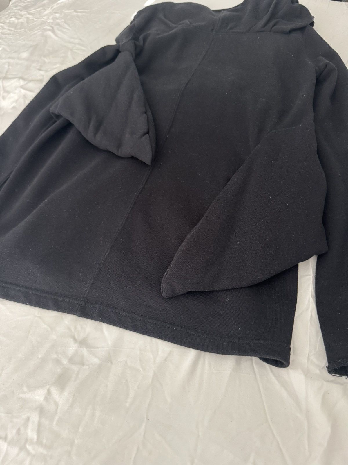 Rick Owens Rick Owens Mastadon Emotionless Sweater, Black Drape Sweater Size US M / EU 48-50 / 2 - 7 Thumbnail