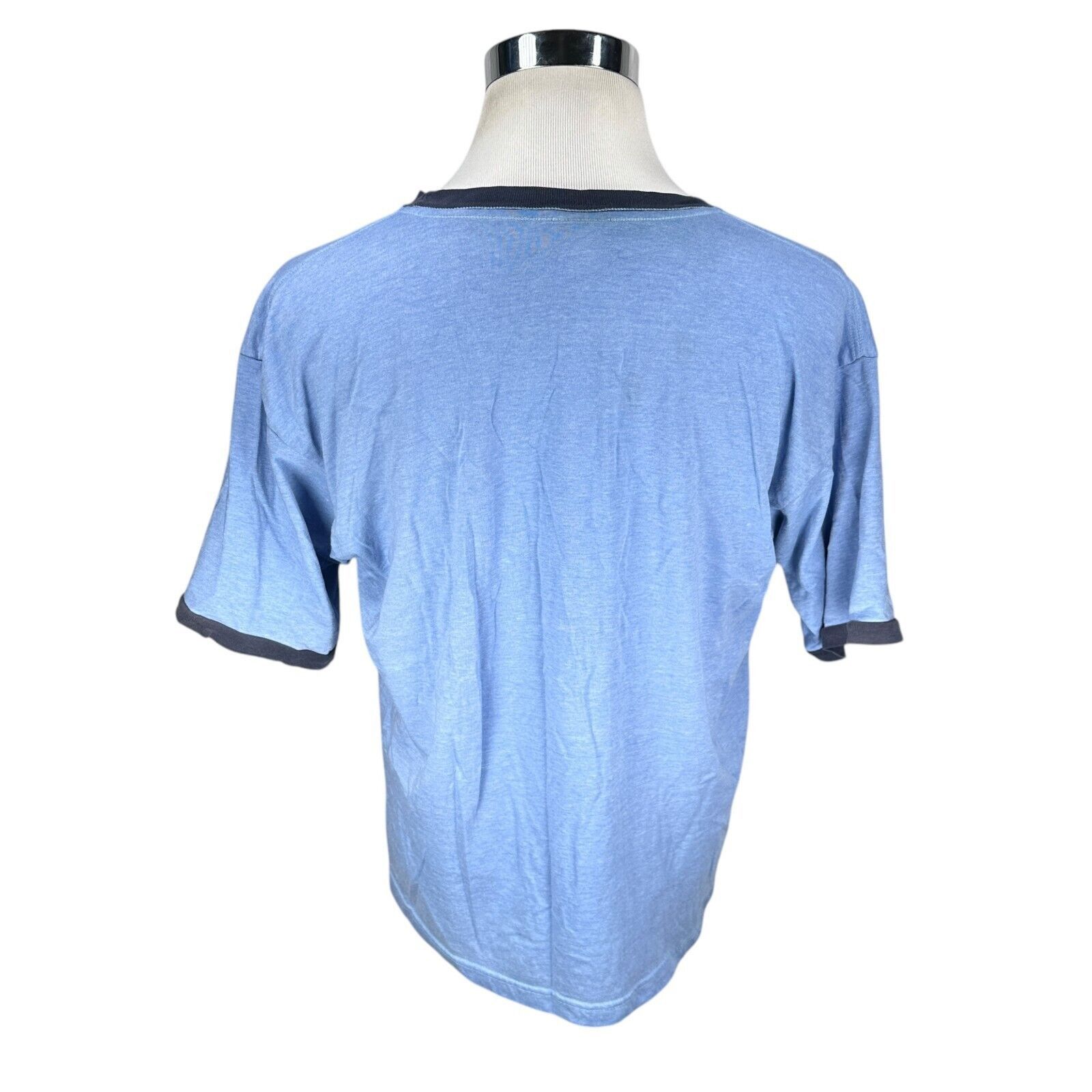 Ripple Junction Vintage MegaMan T-Shirt Men’s XL Blue Say Hello To My Little Size US XL / EU 56 / 4 - 4 Thumbnail