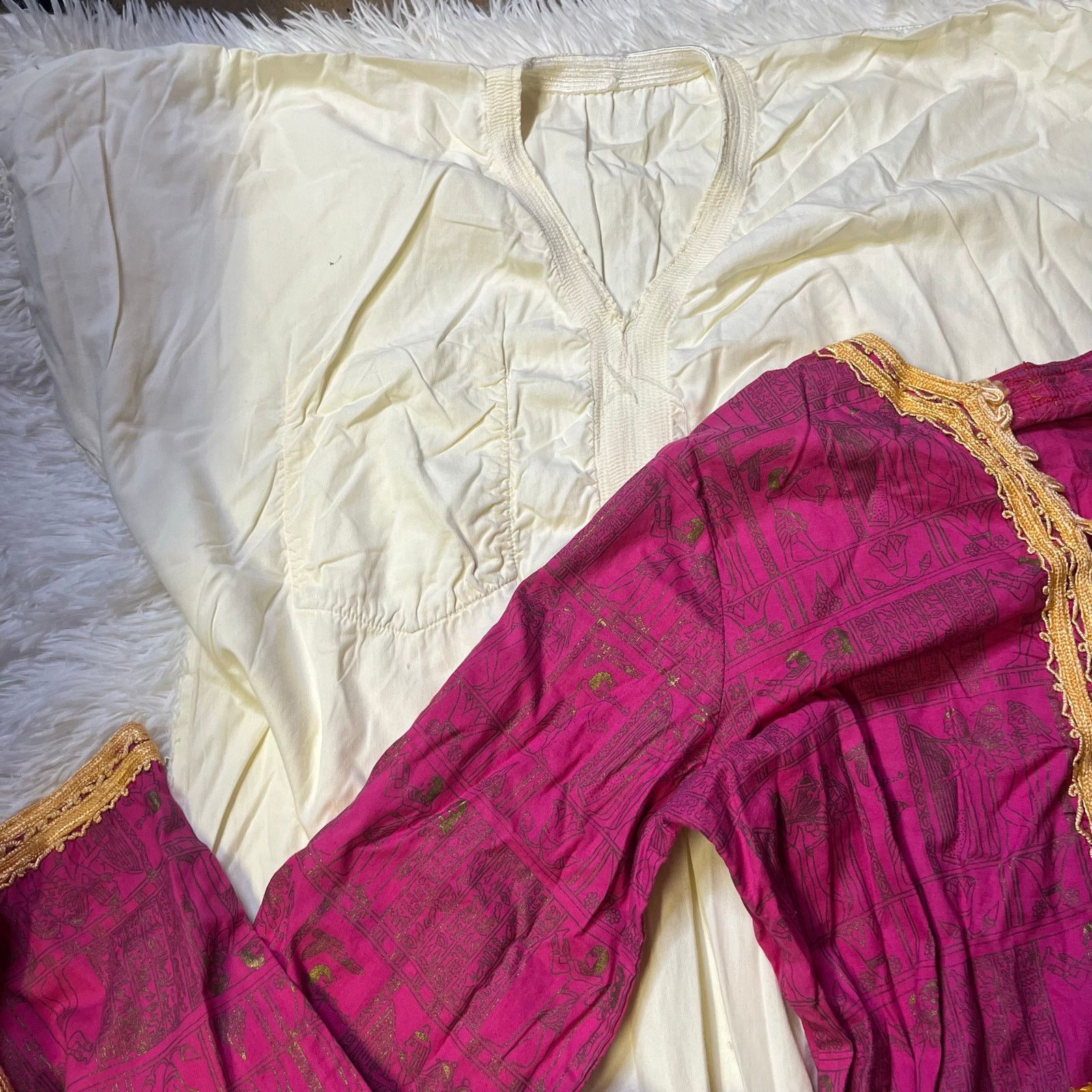 Other Lot of 2 African ladies embroidered Bazin dress loose XL Size XL / US 12-14 / IT 48-50 - 4 Thumbnail